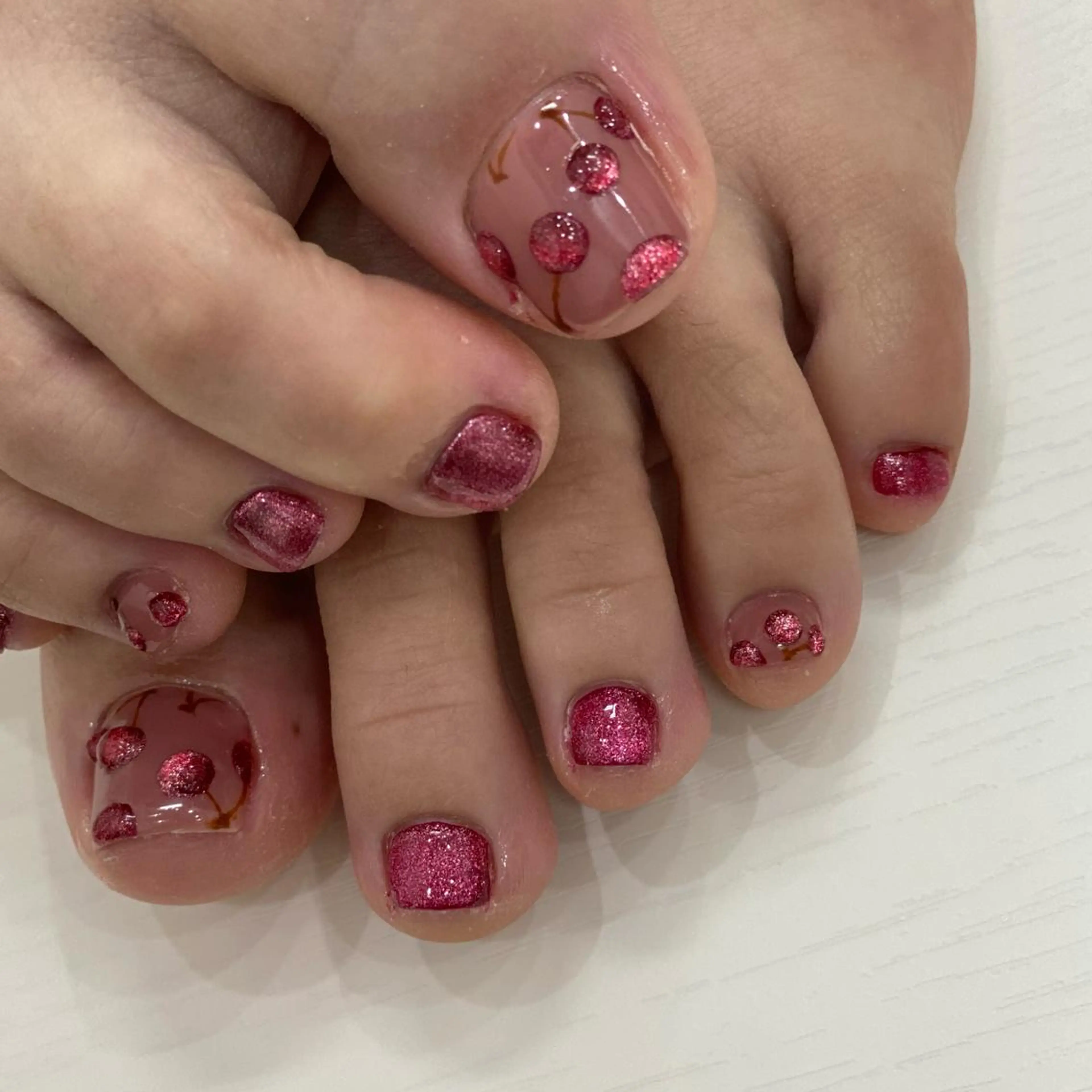 ネイル フットネイル nail salon  ∞ mikanal ∞所属・nailsalon ∞ ﾐｶﾅﾙ ∞のネイルデザイン