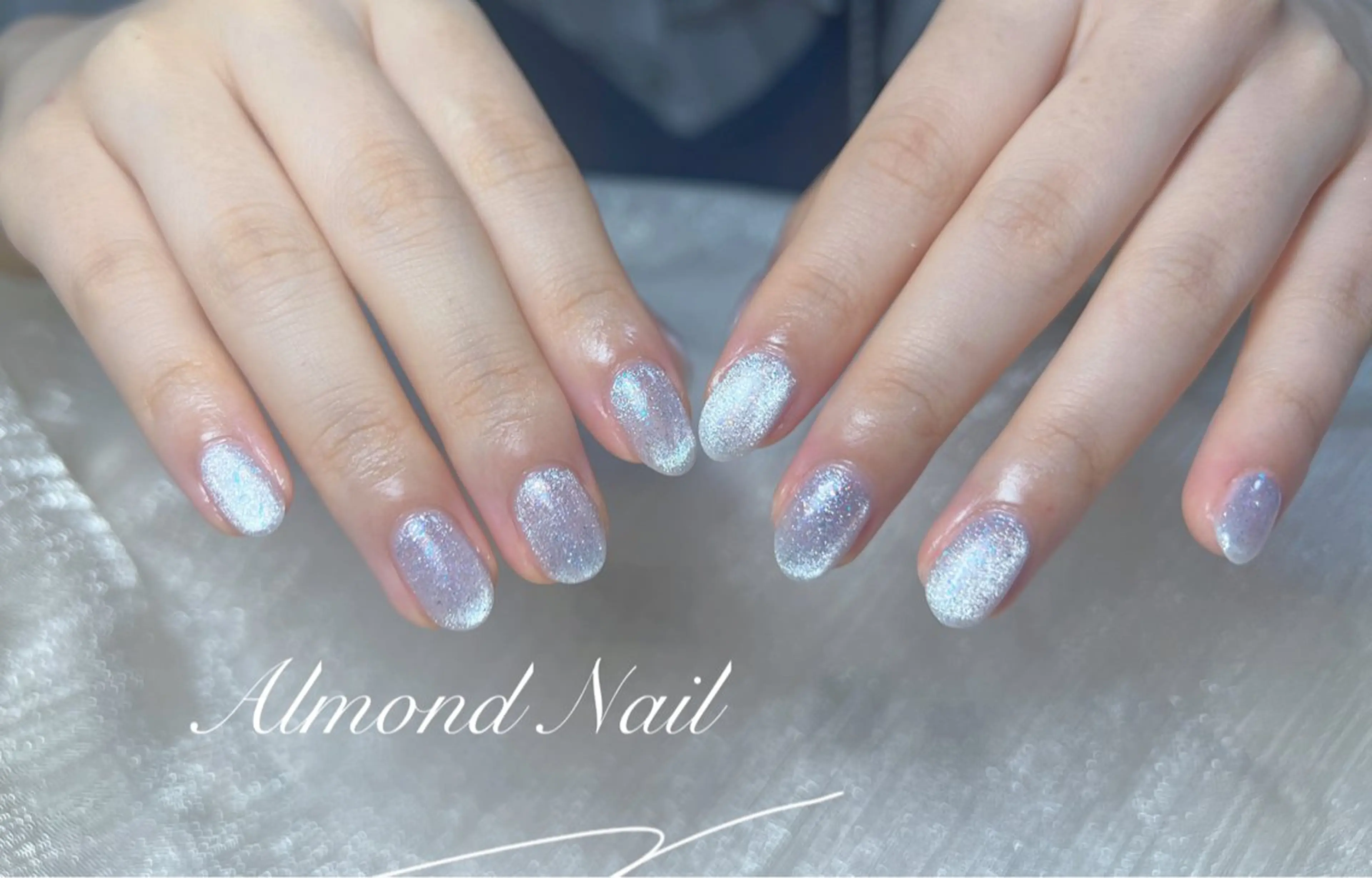 ネイル 長さ出し フラッシュネイル フットネイル フレンチネイル ジェルネイル ハンドネイル Almond Nail 亀戸のネイルデザイン