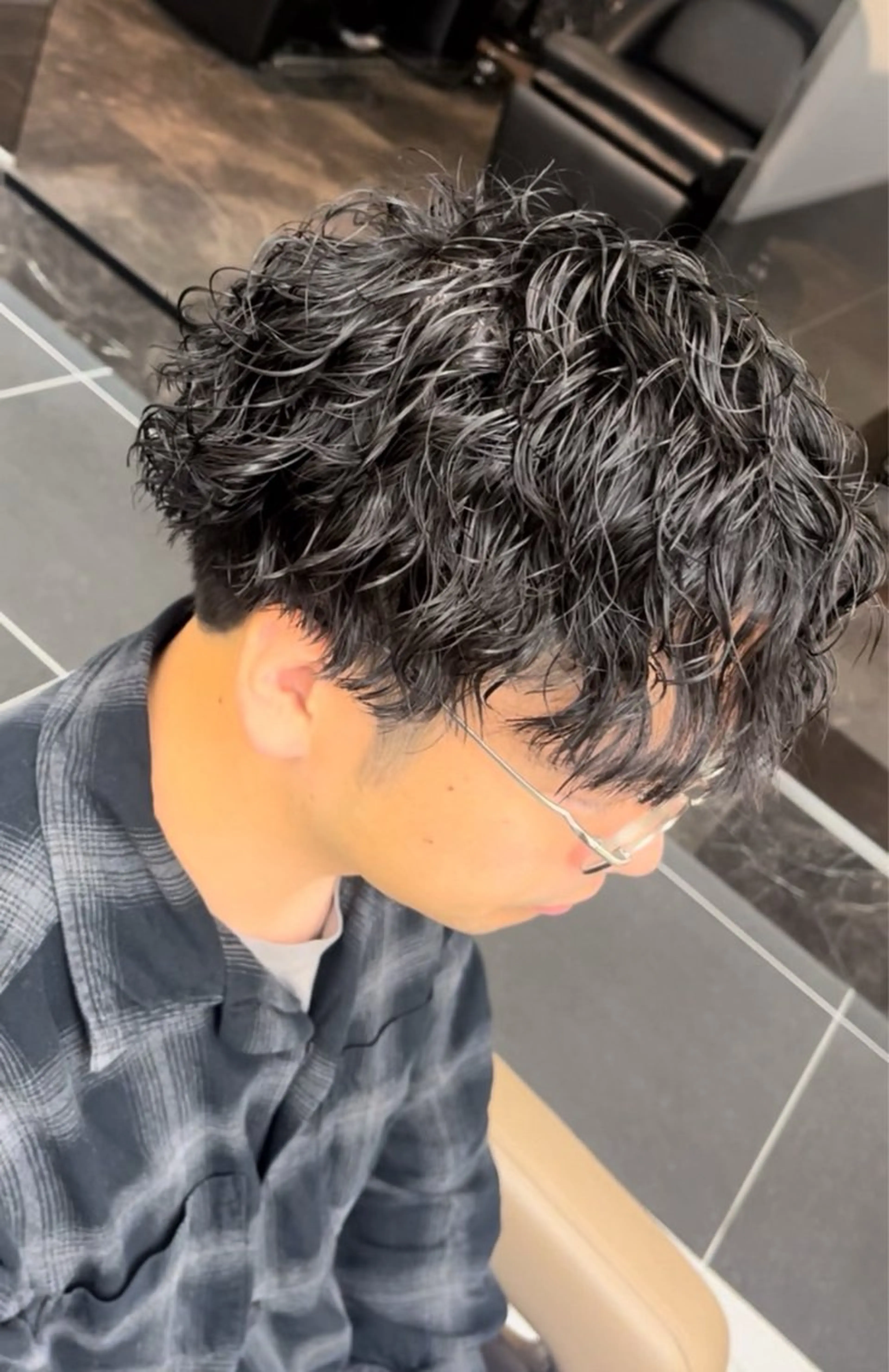 パーマ 🩵菅野 結人🩵のヘアスタイル