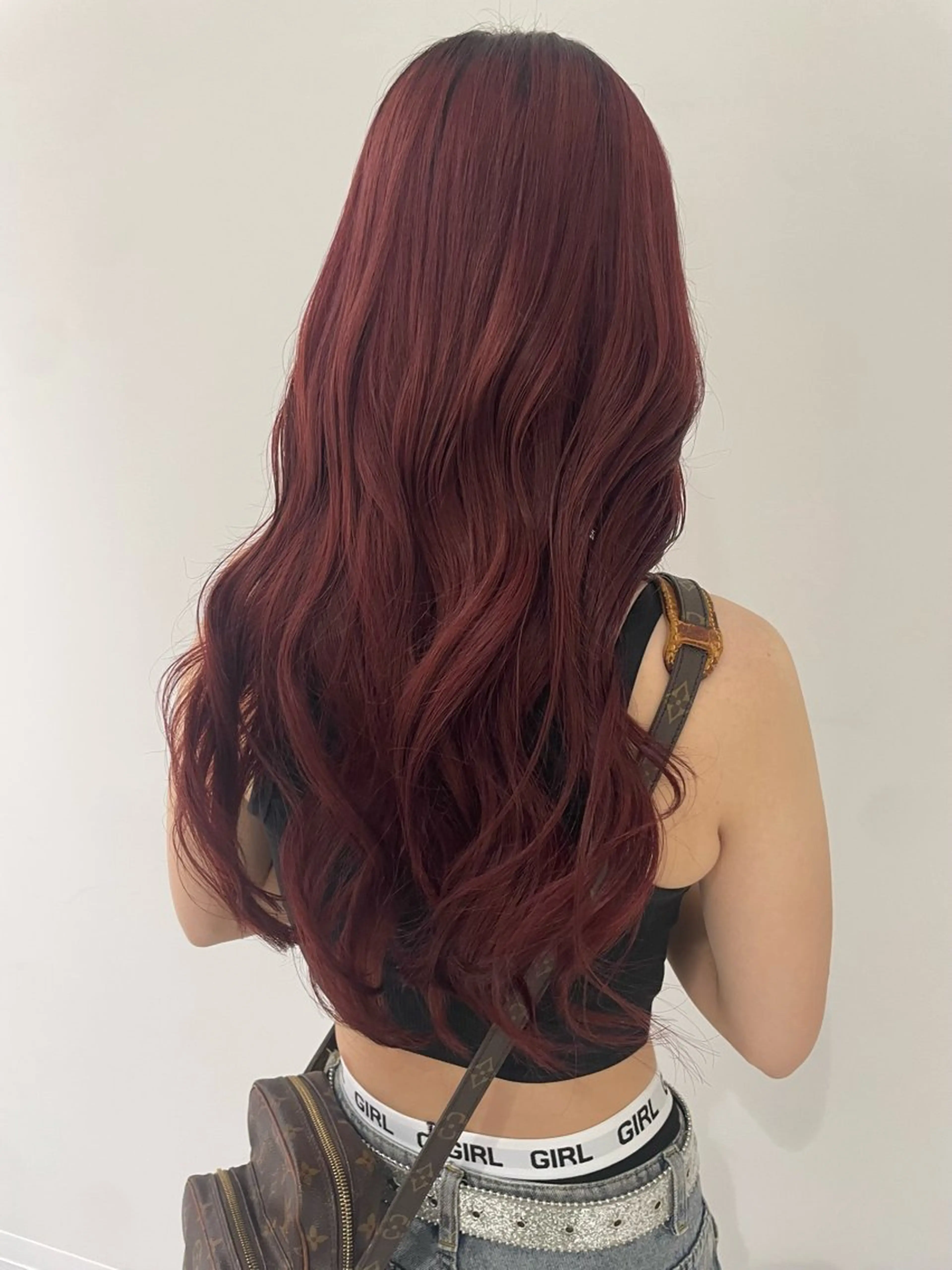 ロング カラー ピンクカラー ヘアカラー 🏳️‍⚧️艶カラー /アレンジ🎀くるみのヘアスタイル