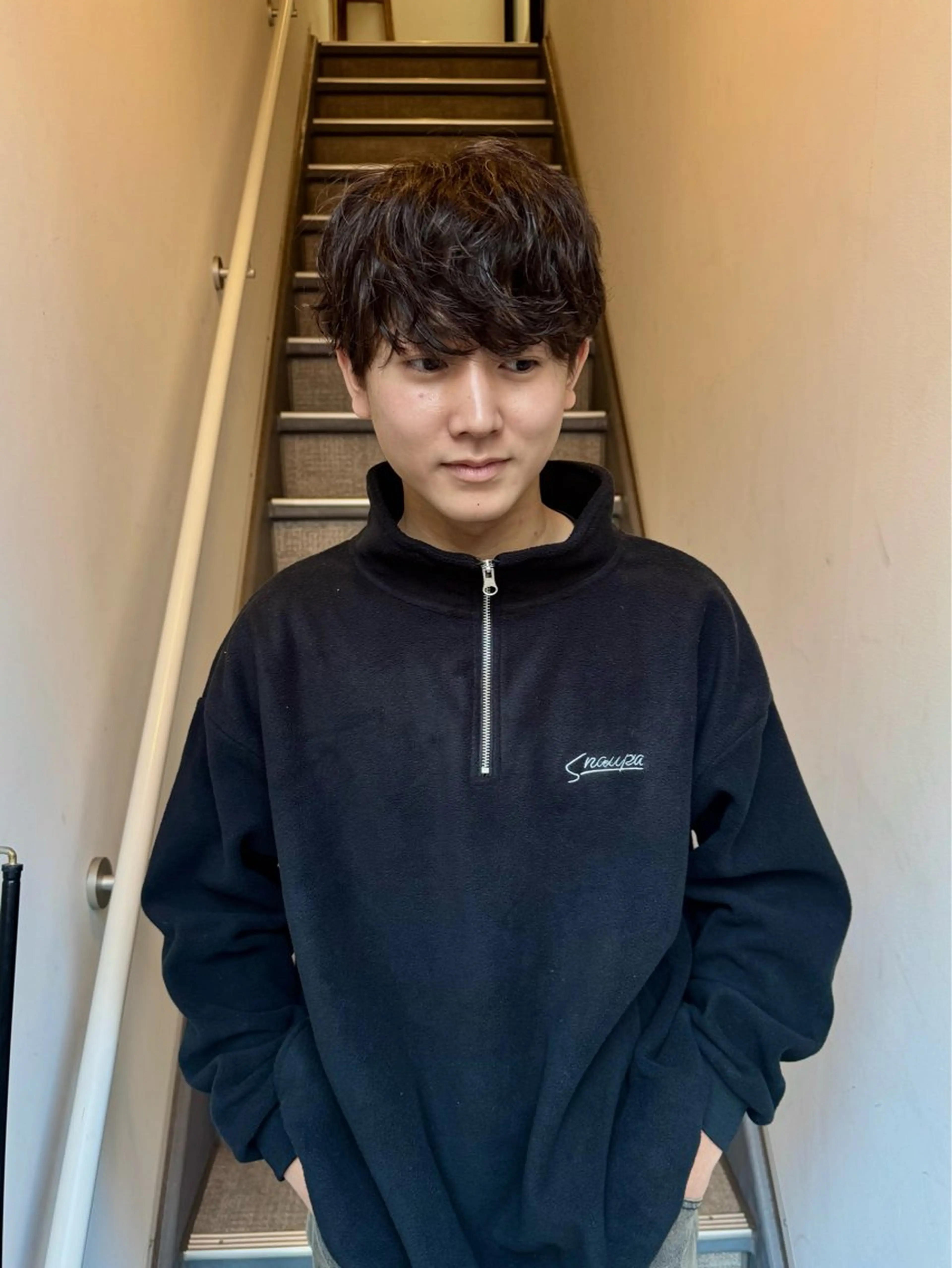 パーマ メンズ カット パーマ コイデ リュウセイのヘアスタイル