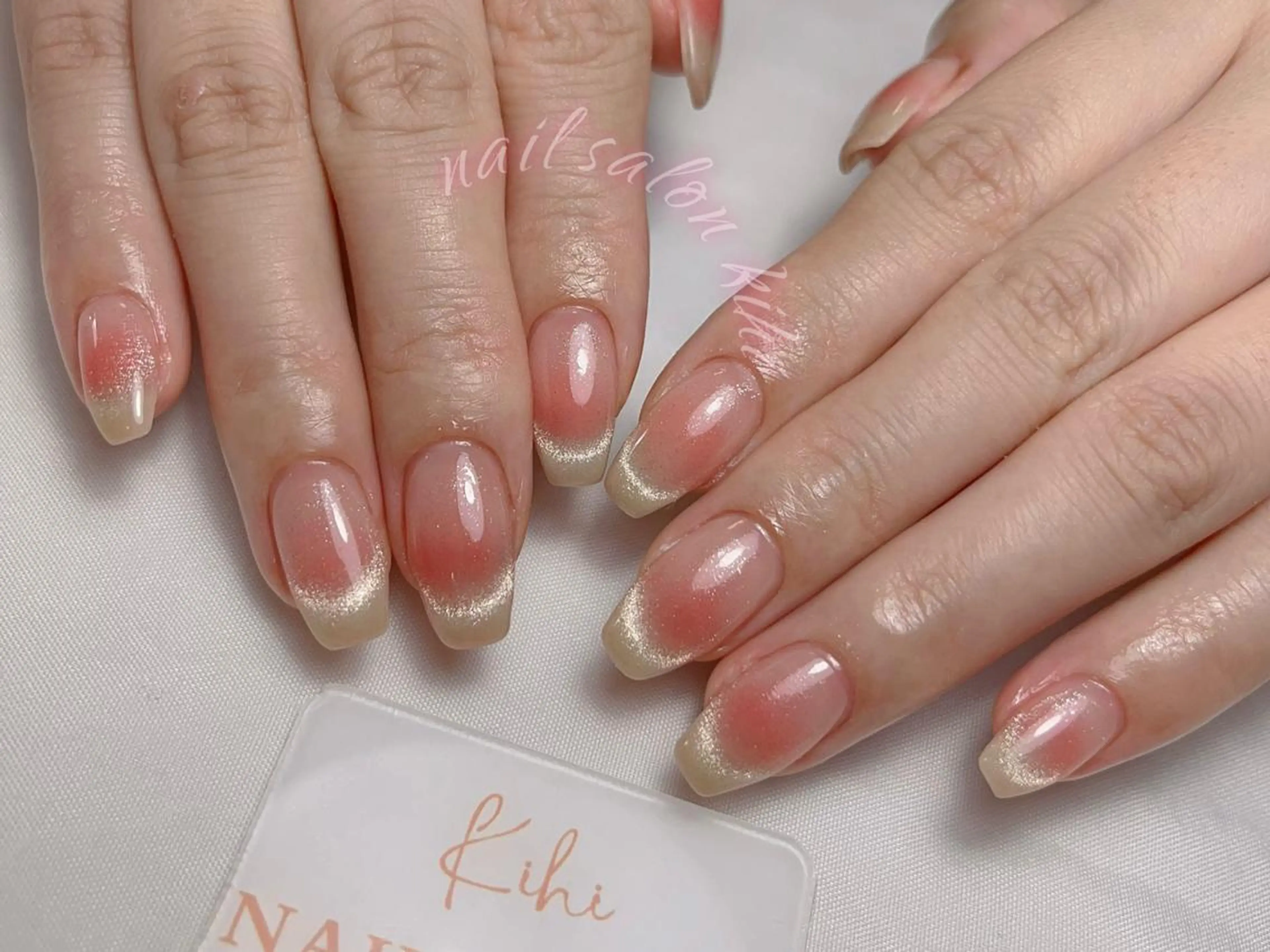 💖💖【ジェルオフ無料】チークマグネットグラデーションの写真