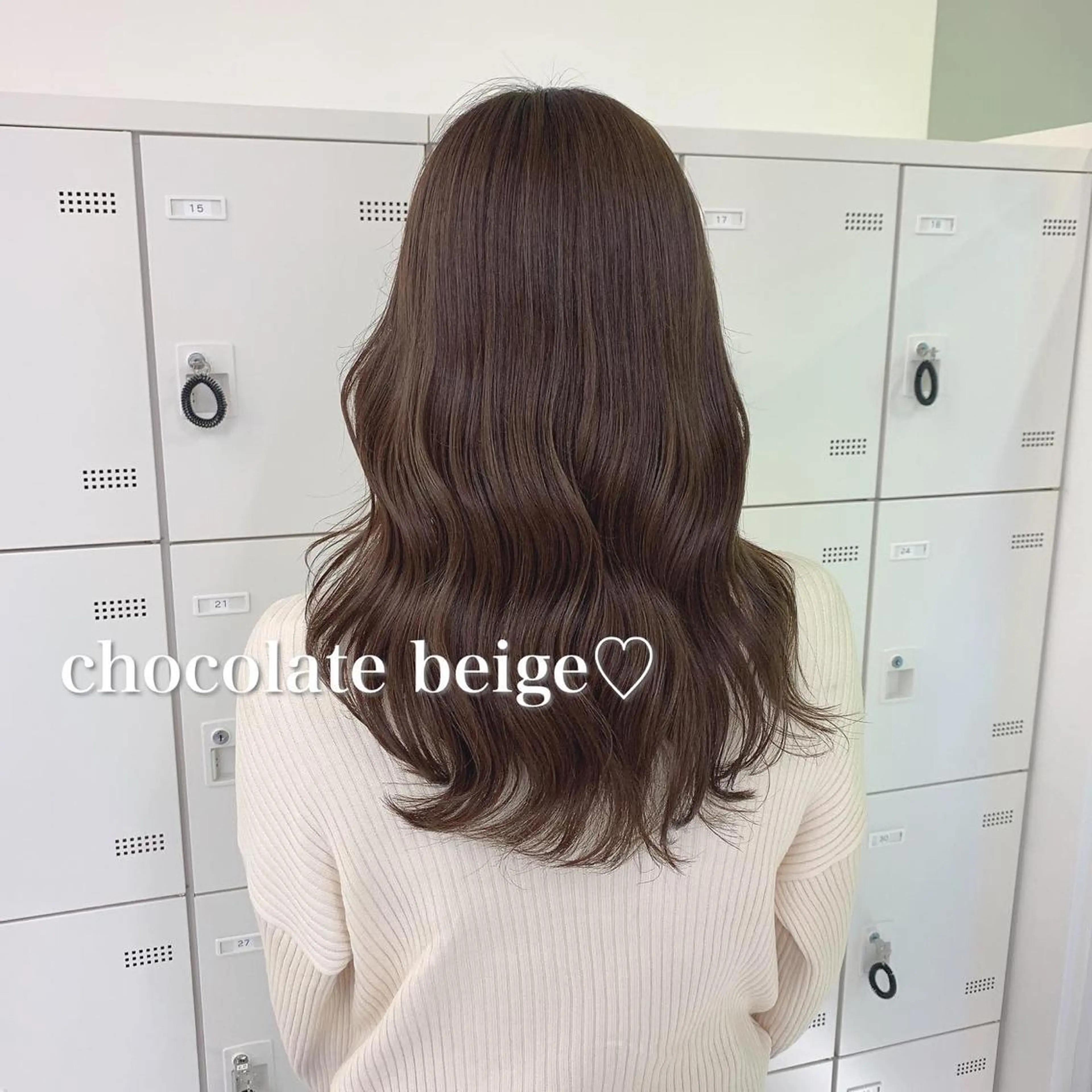 ロング カラー ヘアカラー トリートメント 💗韓国暖色ヘア NO.1💗🪽のヘアスタイル