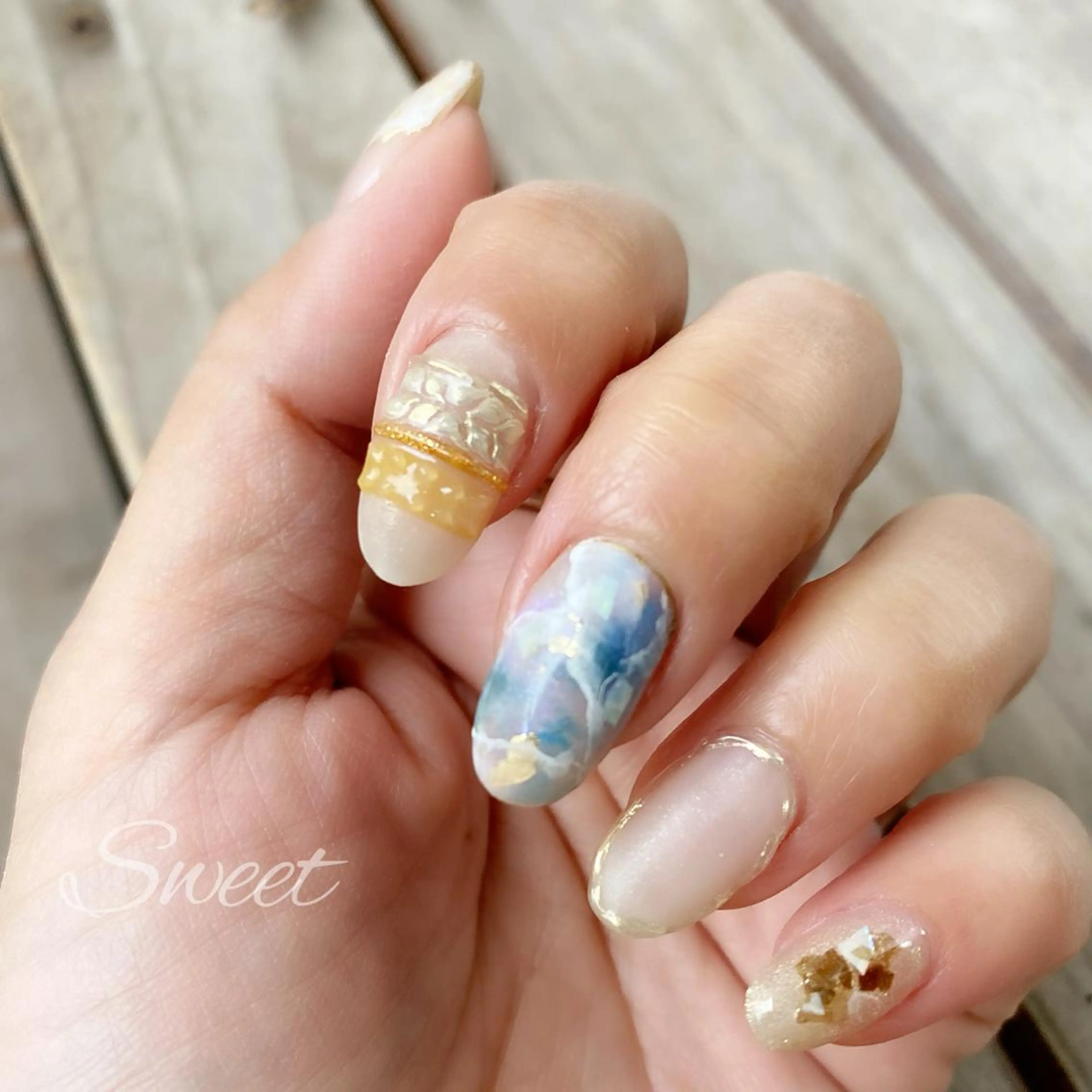 ネイル sweet 仲野陽子のネイルデザイン