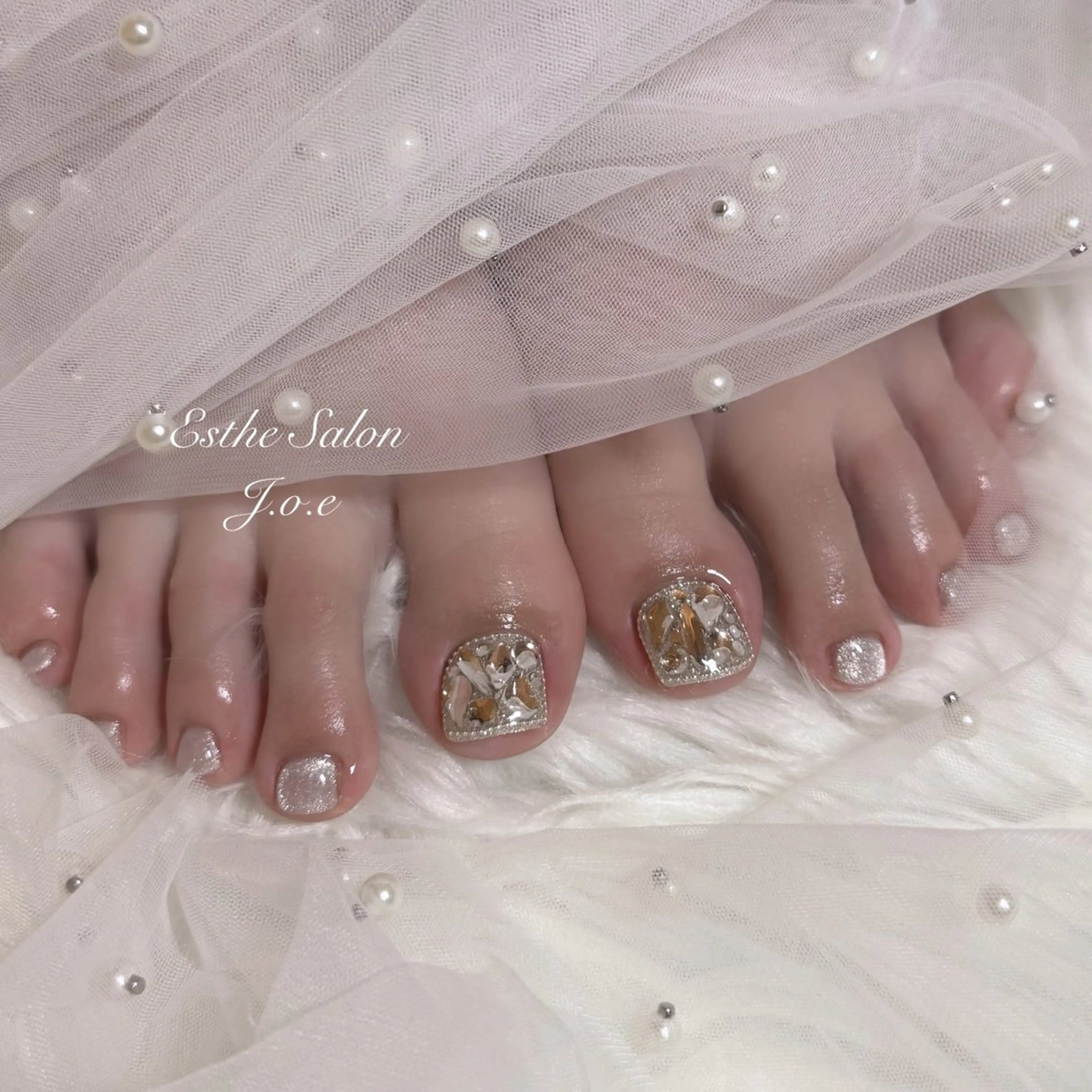 フットネイルデザインやり放題【オフなし】の写真