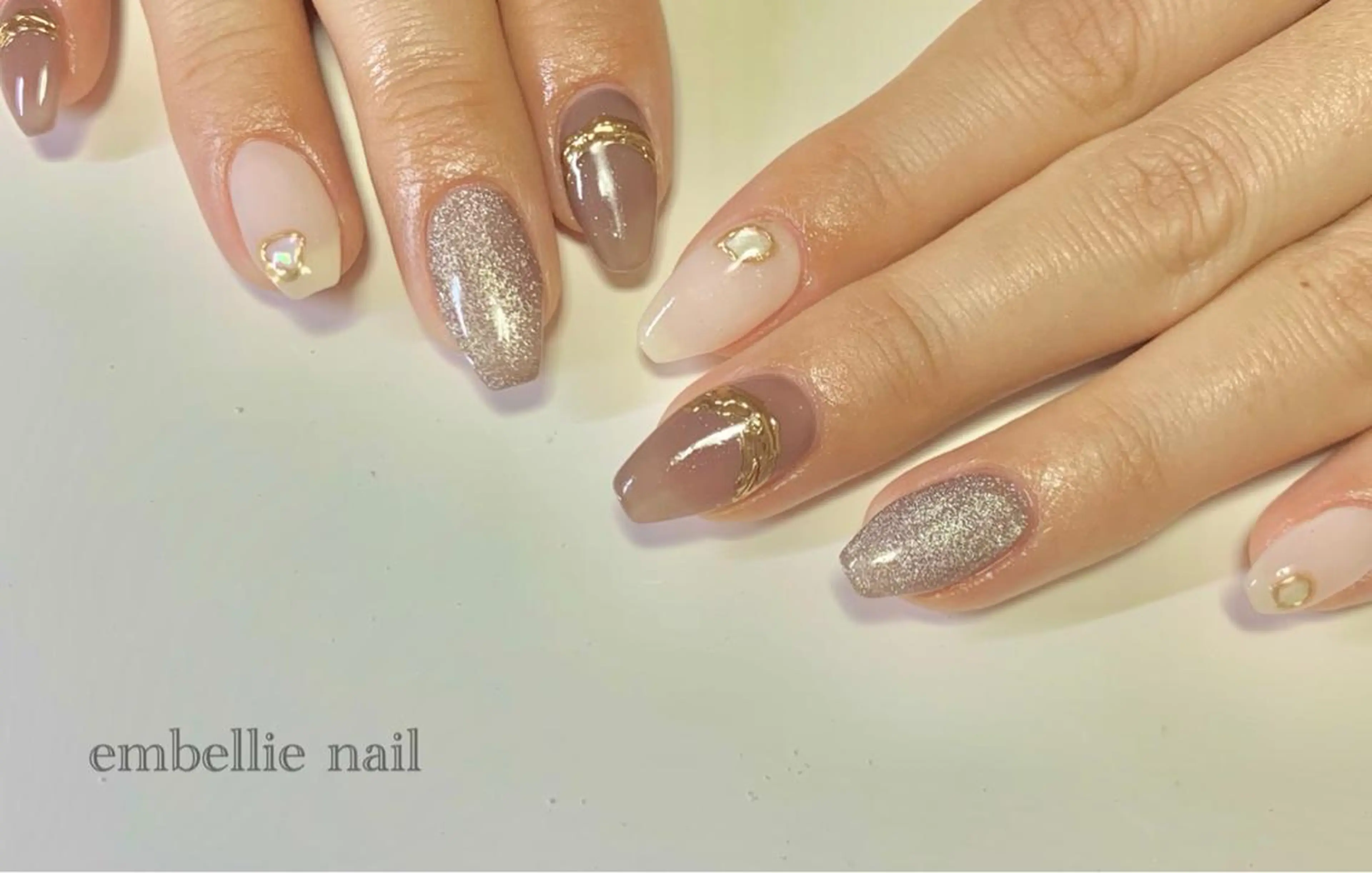 ネイル マグネットネイル ミラーネイル miyasaka erikoのネイルデザイン