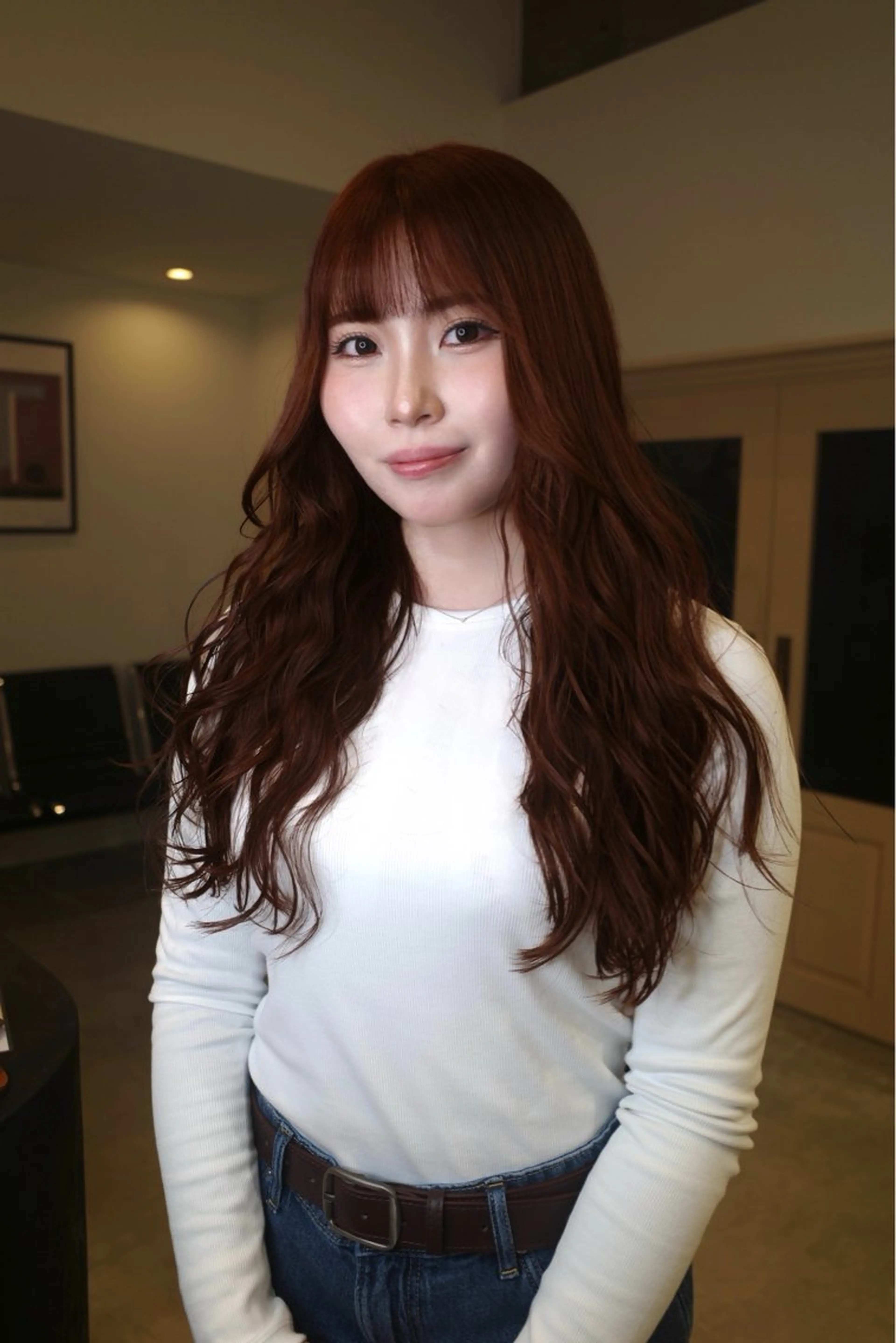 ロング カラー カット ヘアカラー トリートメント 西尾市Tau  豊田 隆人のヘアスタイル