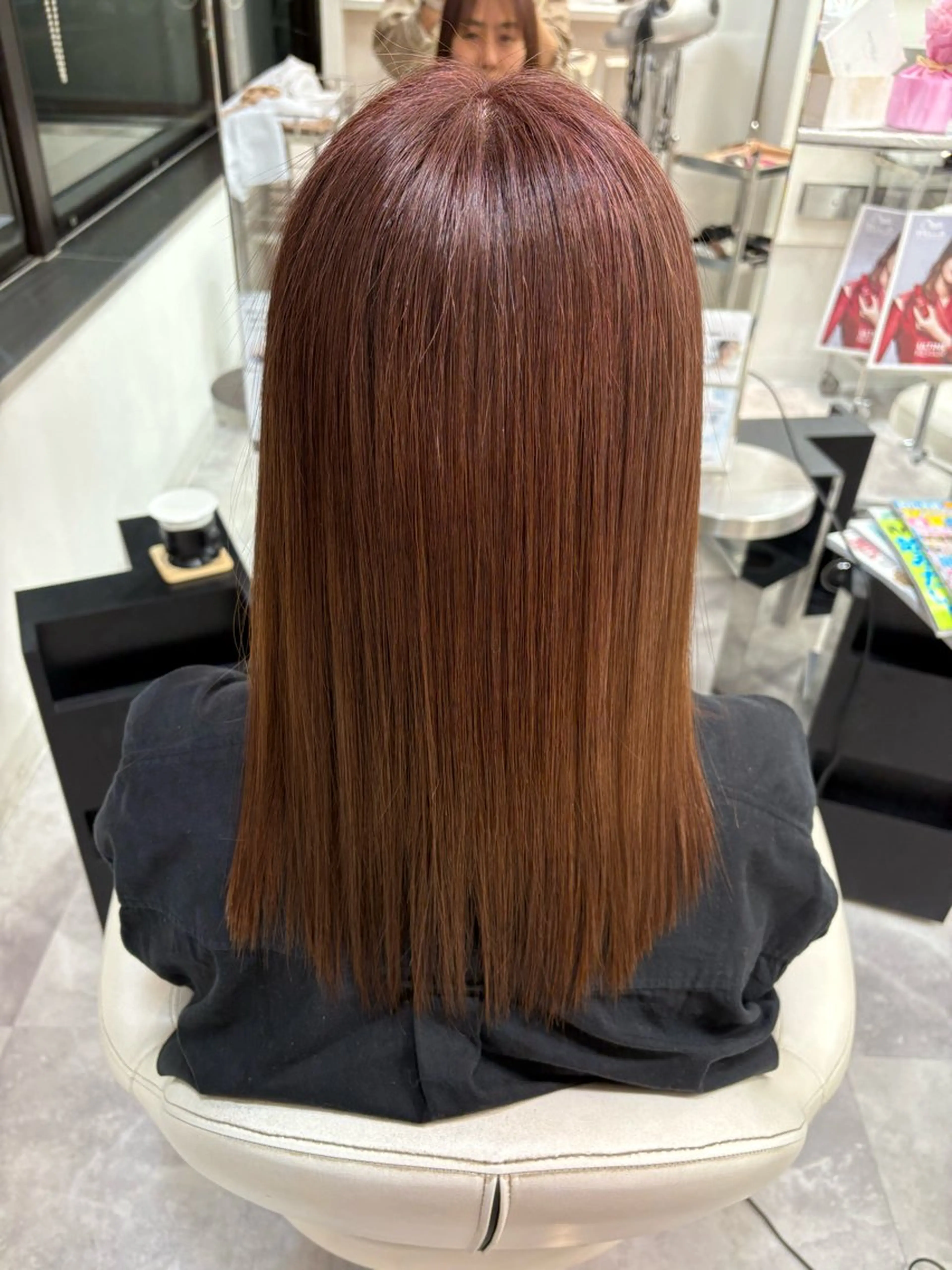 カラー 髪質改善 ヘアカラー トリートメント WiLL江坂店所属・尾崎 美晴のヘアスタイル