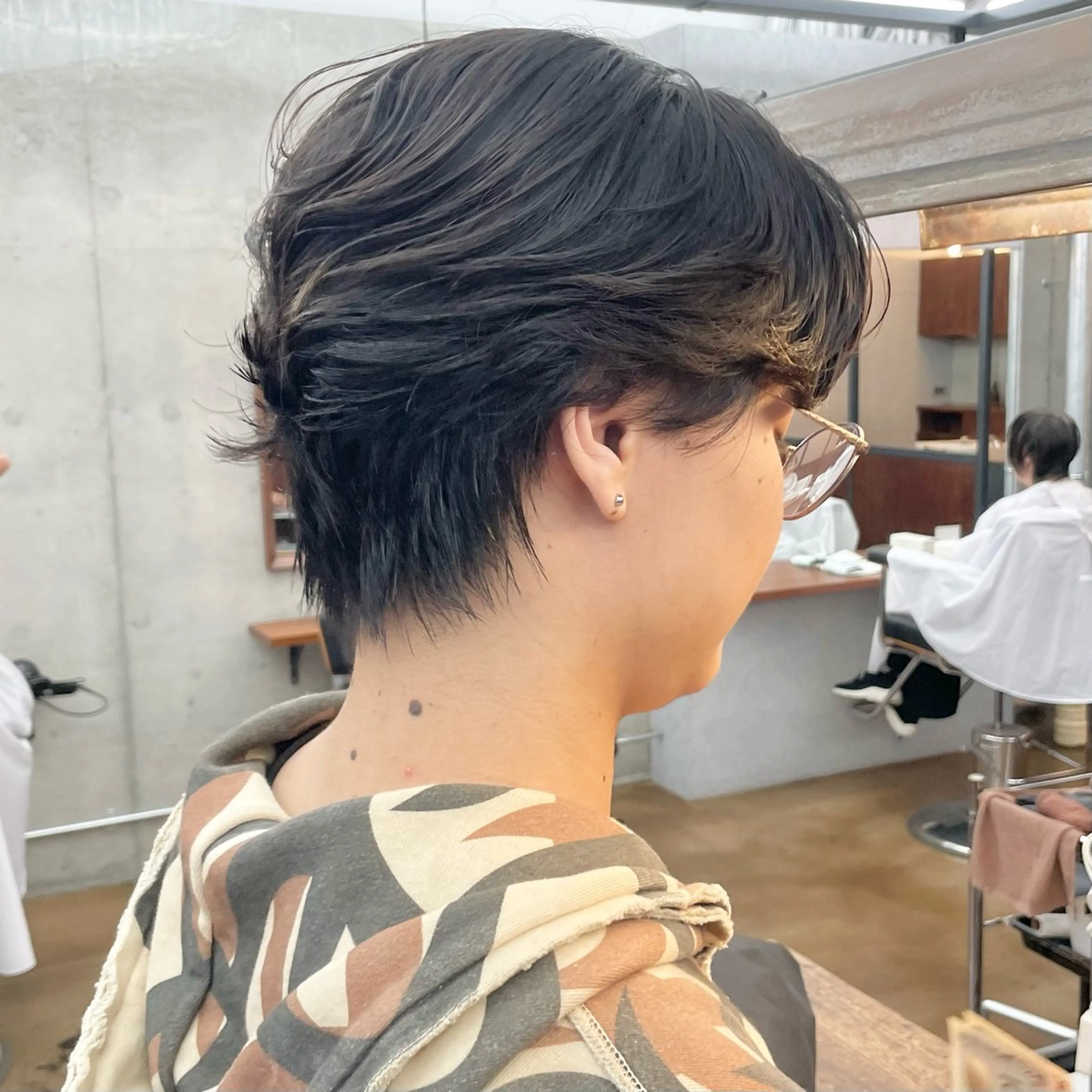 ショート パーマ メンズ フェザーパーマ メンズパーマ ショートヘア カット パーマ ヘアセット ✂︎ウルフ・ショート ✂︎MIKUNIのヘアスタイル
