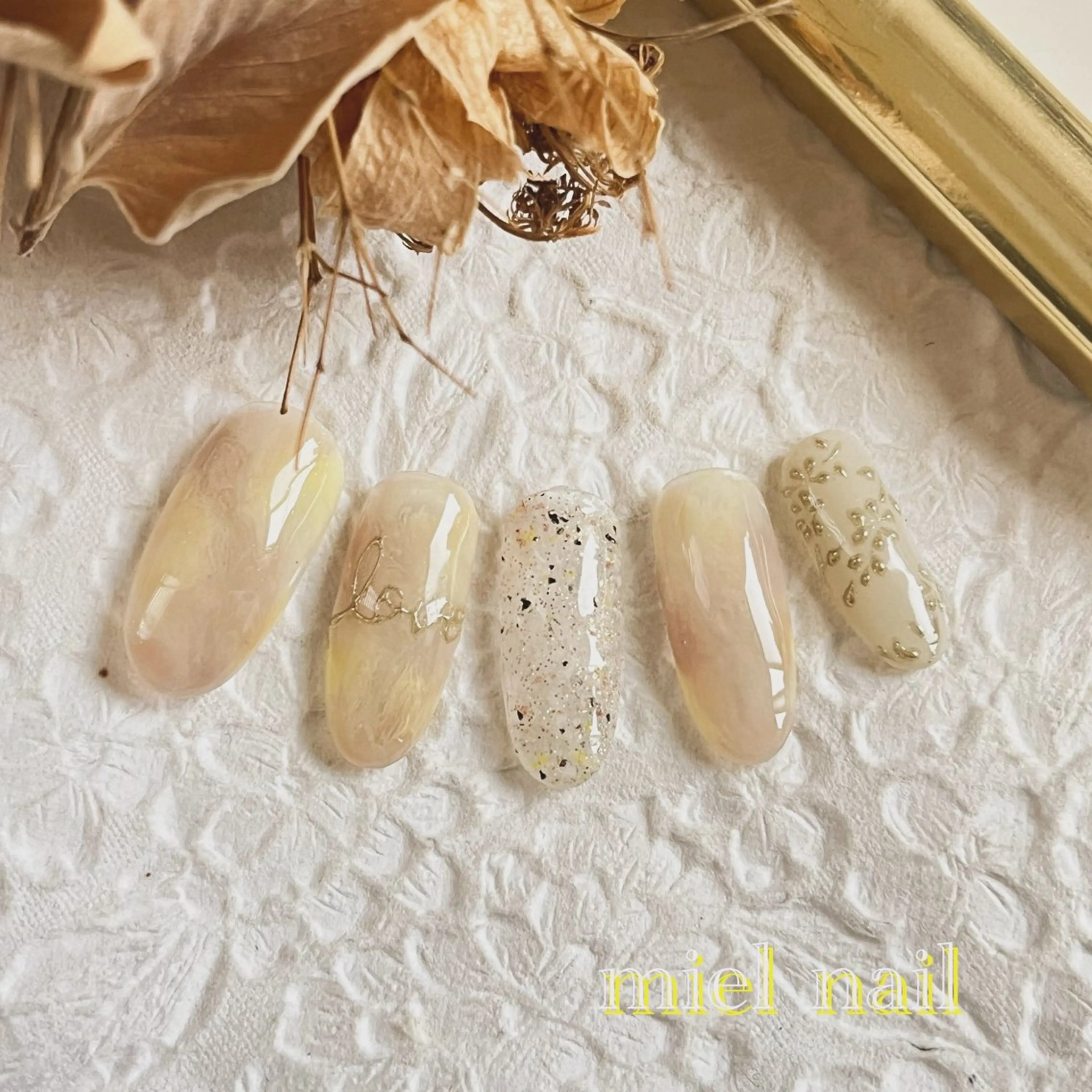 オフなし♪miel original 定額デザインネイル②♡手書きのアートや個性派ネイルを楽しみたい方に♪の写真