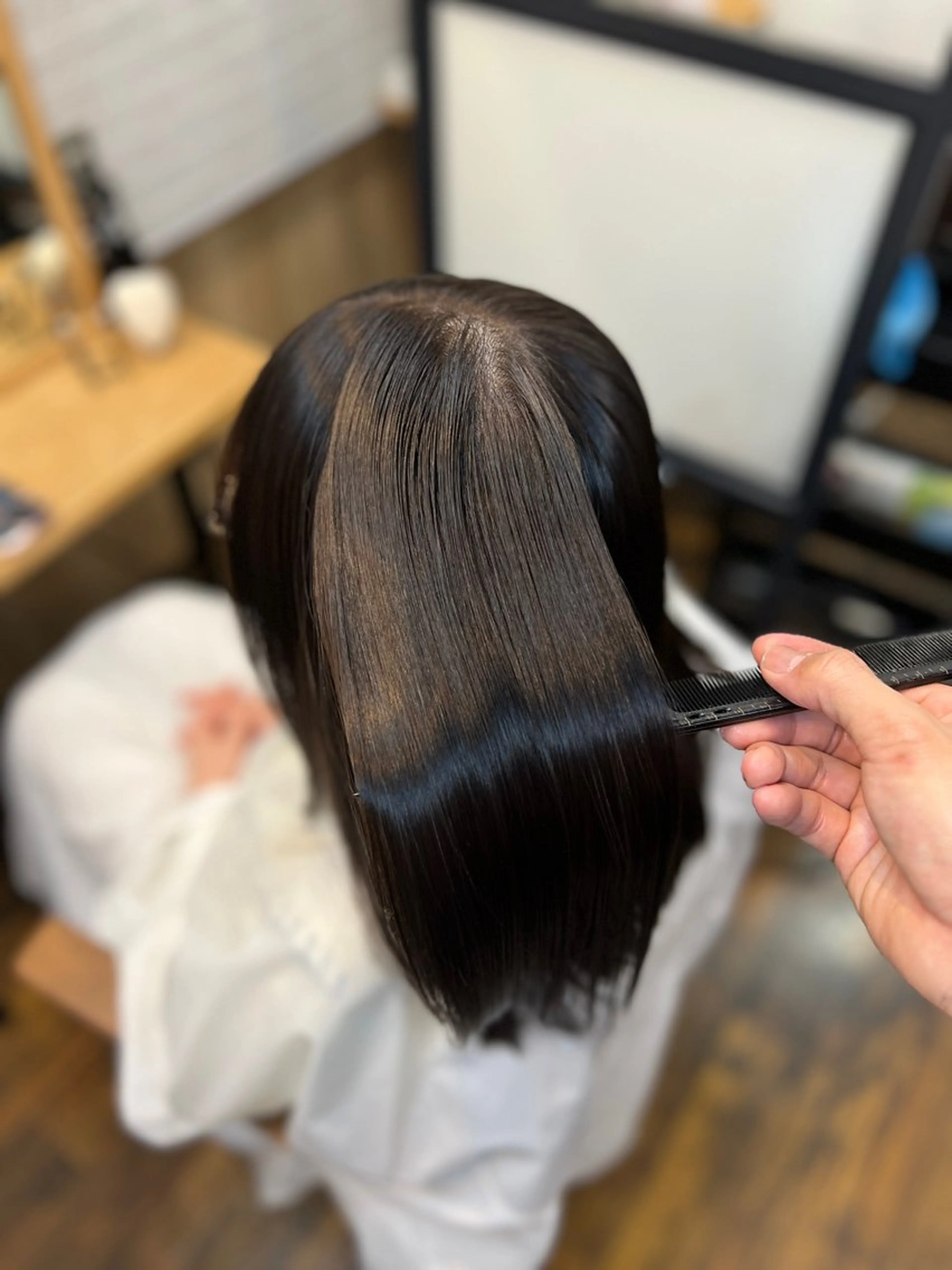 ミディアム Salowin銀座suite店所属・美髪縮毛矯正/髪質 改善カラー/寺倉海人のヘアスタイル