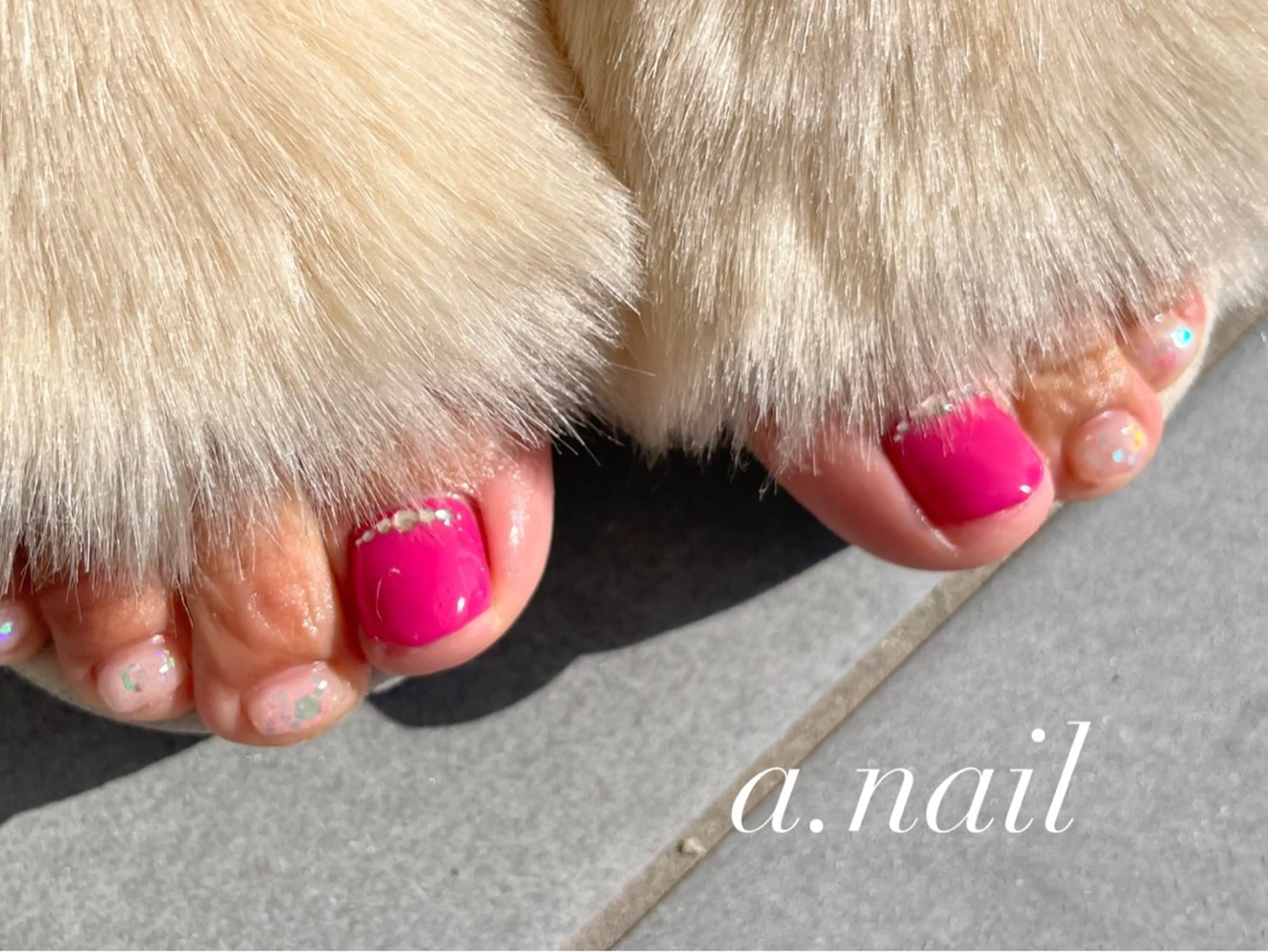 ネイル フットネイル 727 nailのネイルデザイン