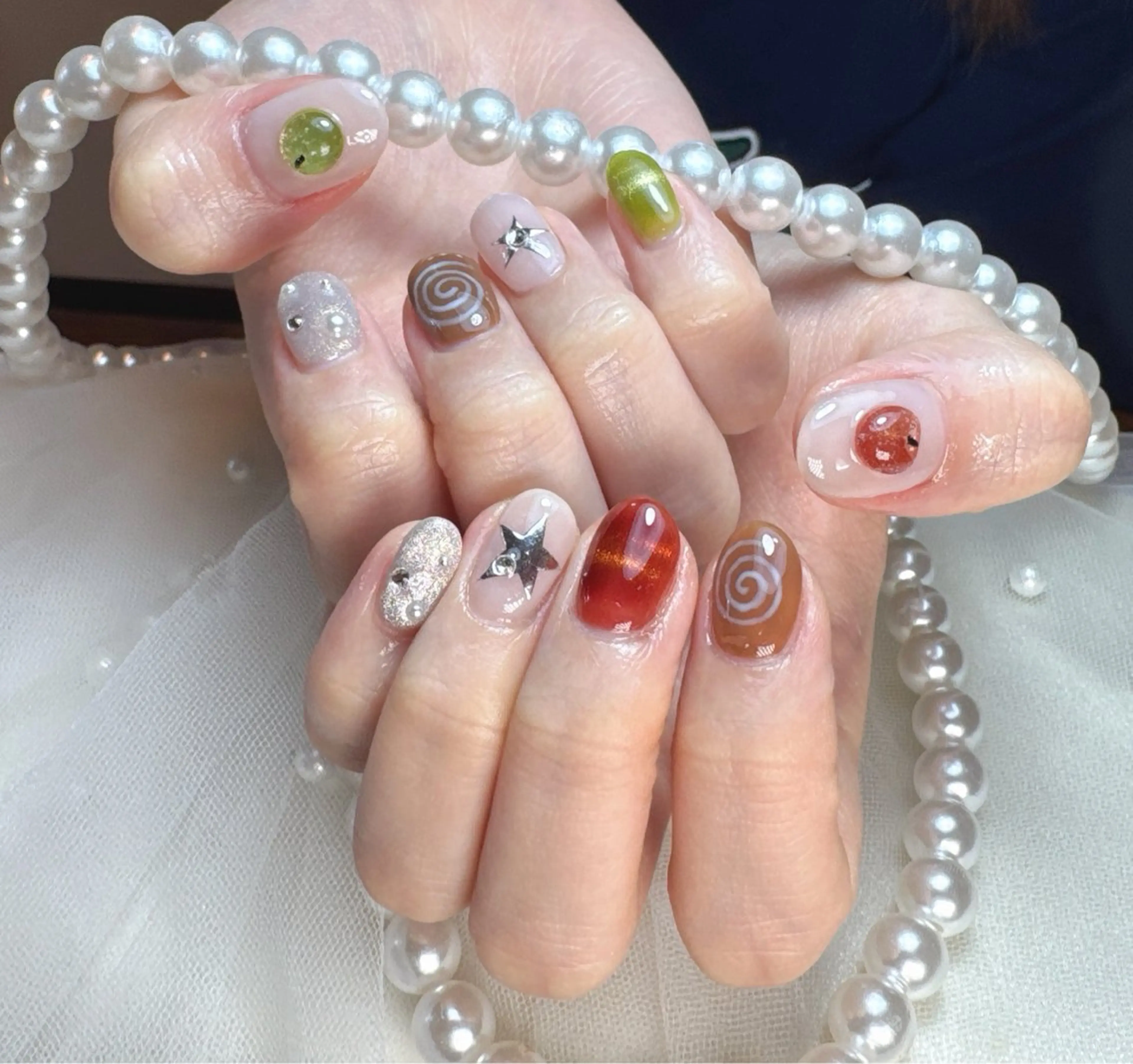 ネイル アートネイル ハンドネイル リセス 高田馬場のネイルデザイン