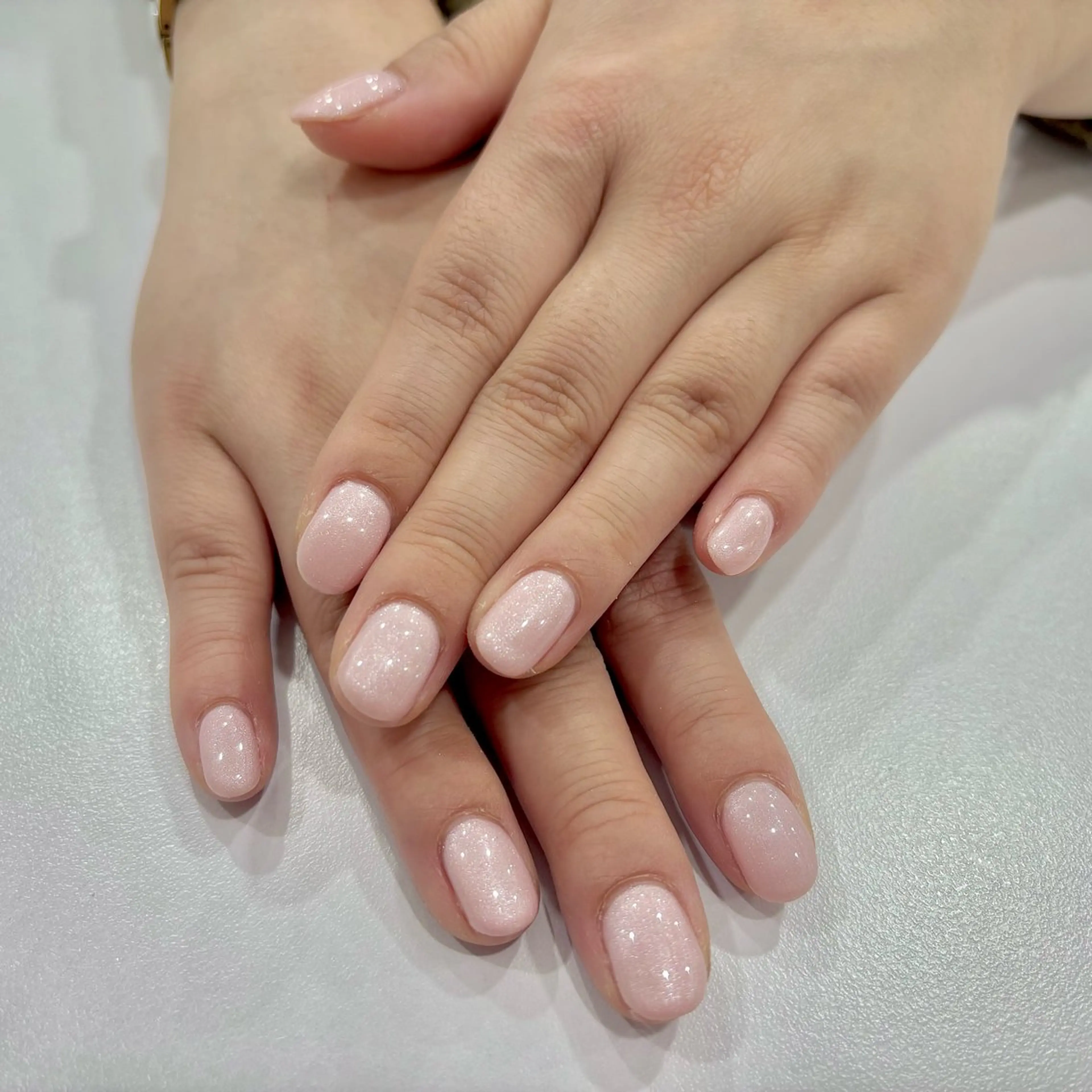 ネイル ラメ(グリッター) ワンカラーネイル アンリッシュ池袋 小泉のネイルデザイン