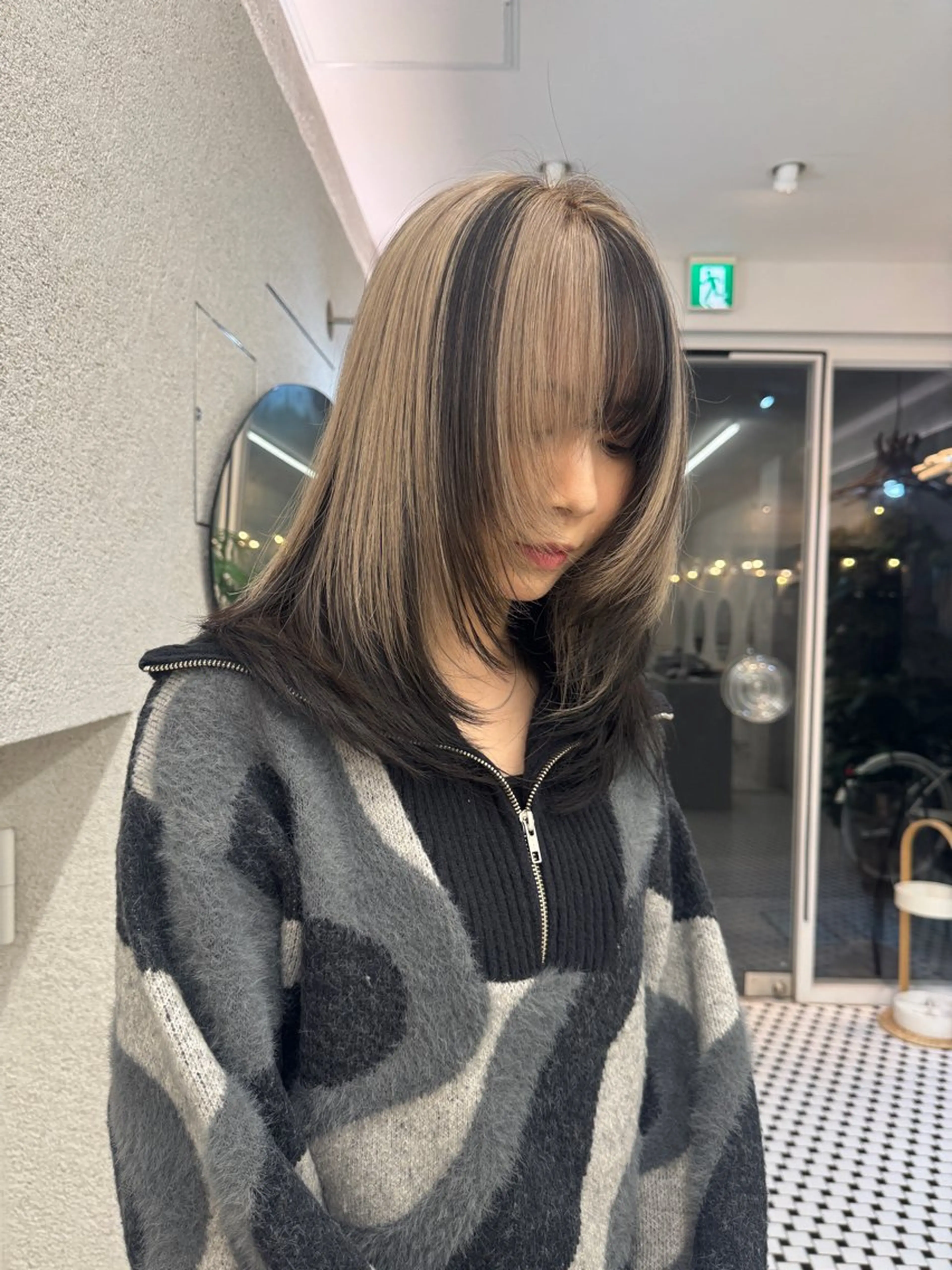 ミディアム カラー カット ヘアカラー トリートメント ralme/sol 髙橋一哉のヘアスタイル