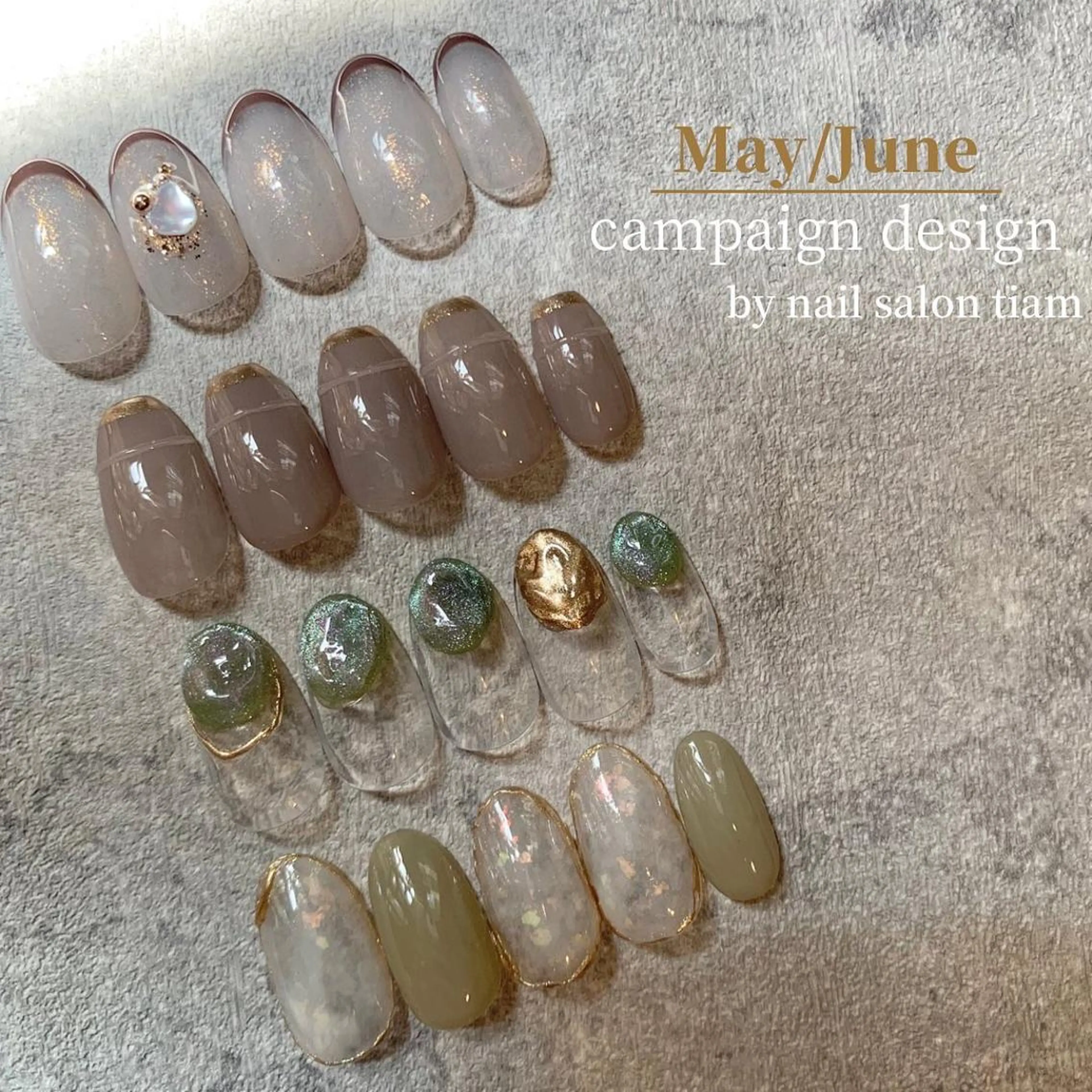 ネイル ハンドネイル 𝑡𝑖𝑎𝑚𓂃 きむらゆきののネイルデザイン