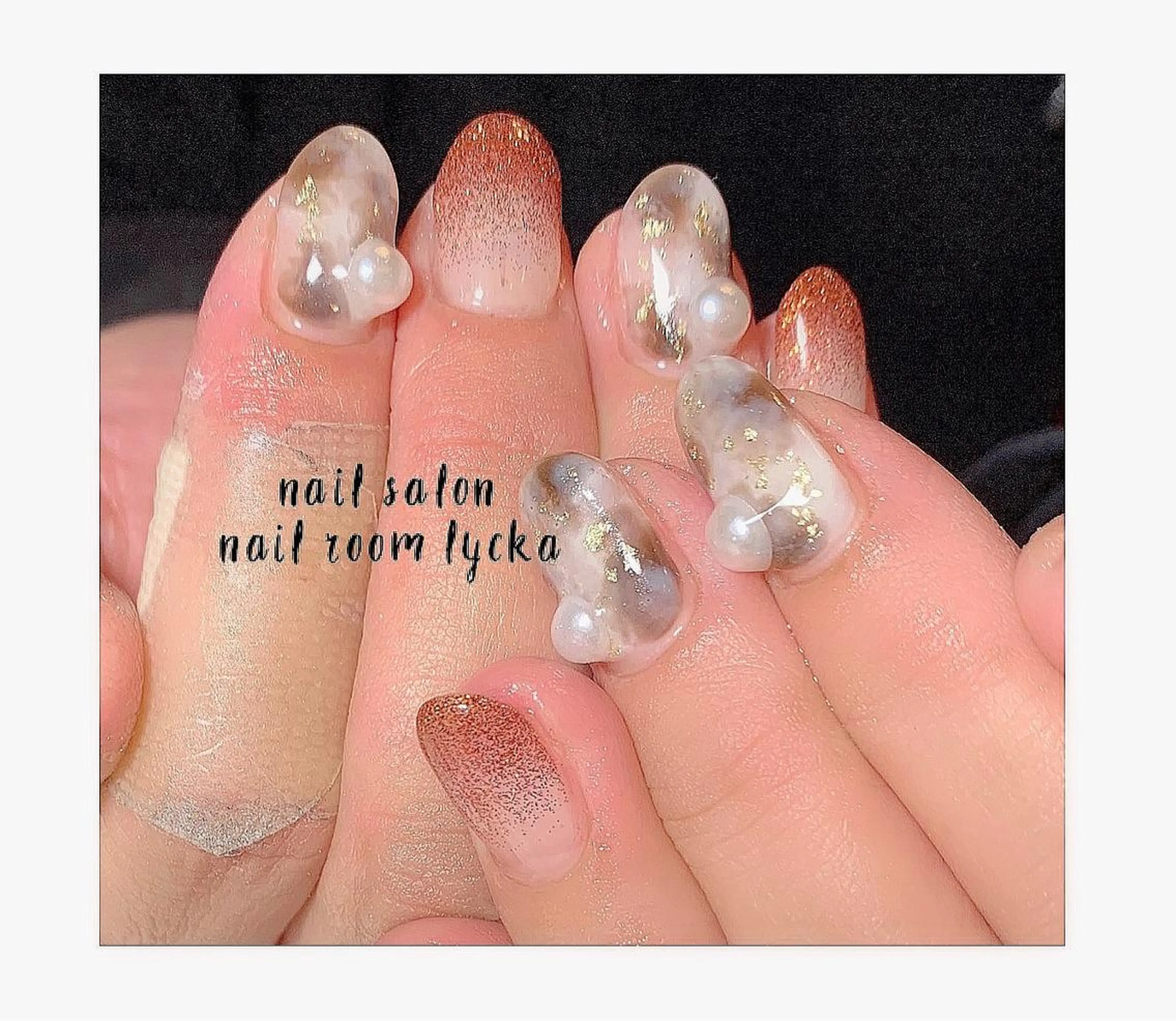 ネイル ジェルネイル パラジェル 冬ネイル ﾈｲﾙﾙｰﾑﾘｯｶ 𝐦𝐚𝐲𝐮のネイルデザイン