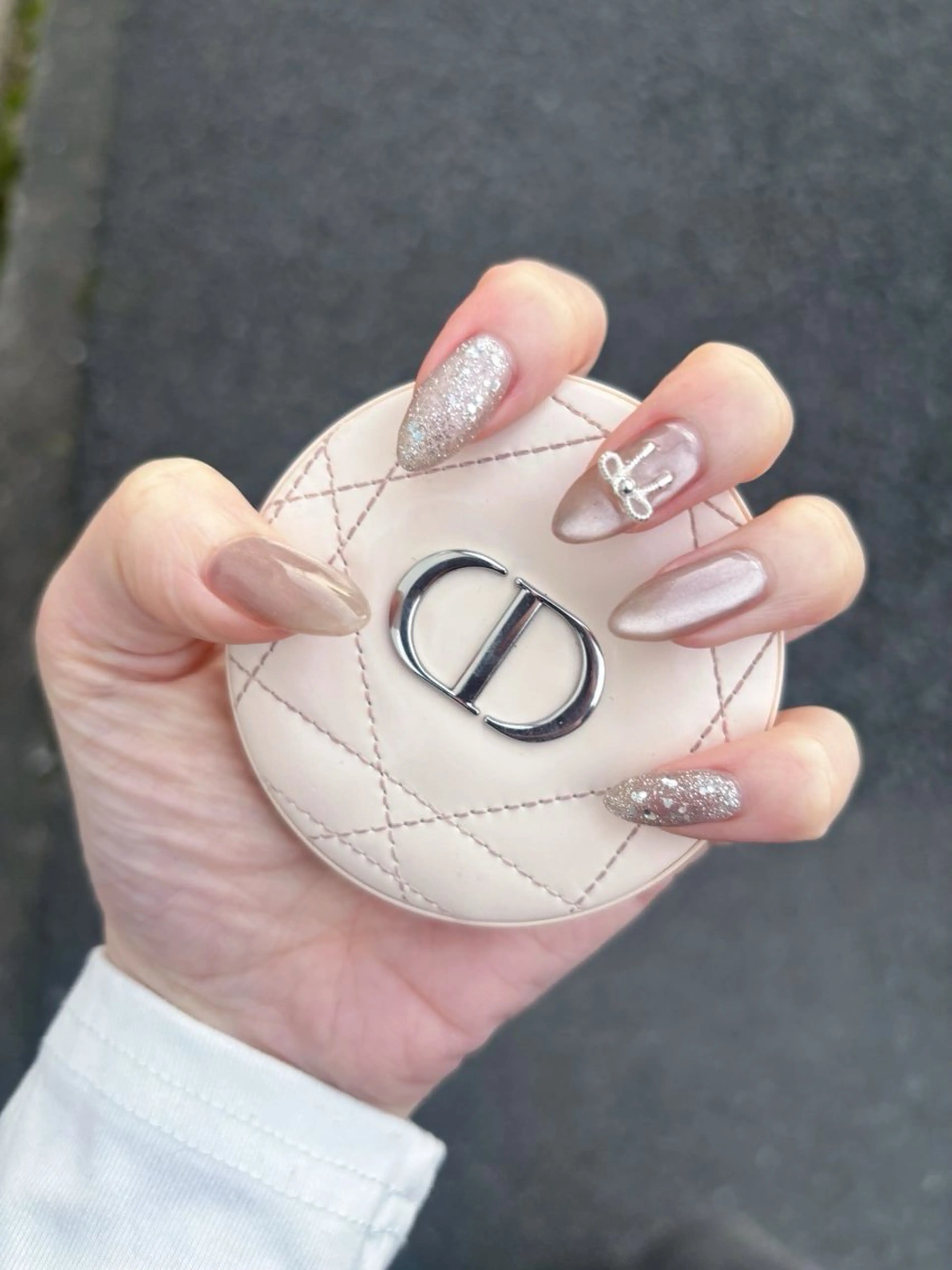 ネイル フラッシュネイル ジェルネイル キラキラネイル マグネットネイル ニュアンスネイル ハンドネイル tamu nail 　金町のネイルデザイン