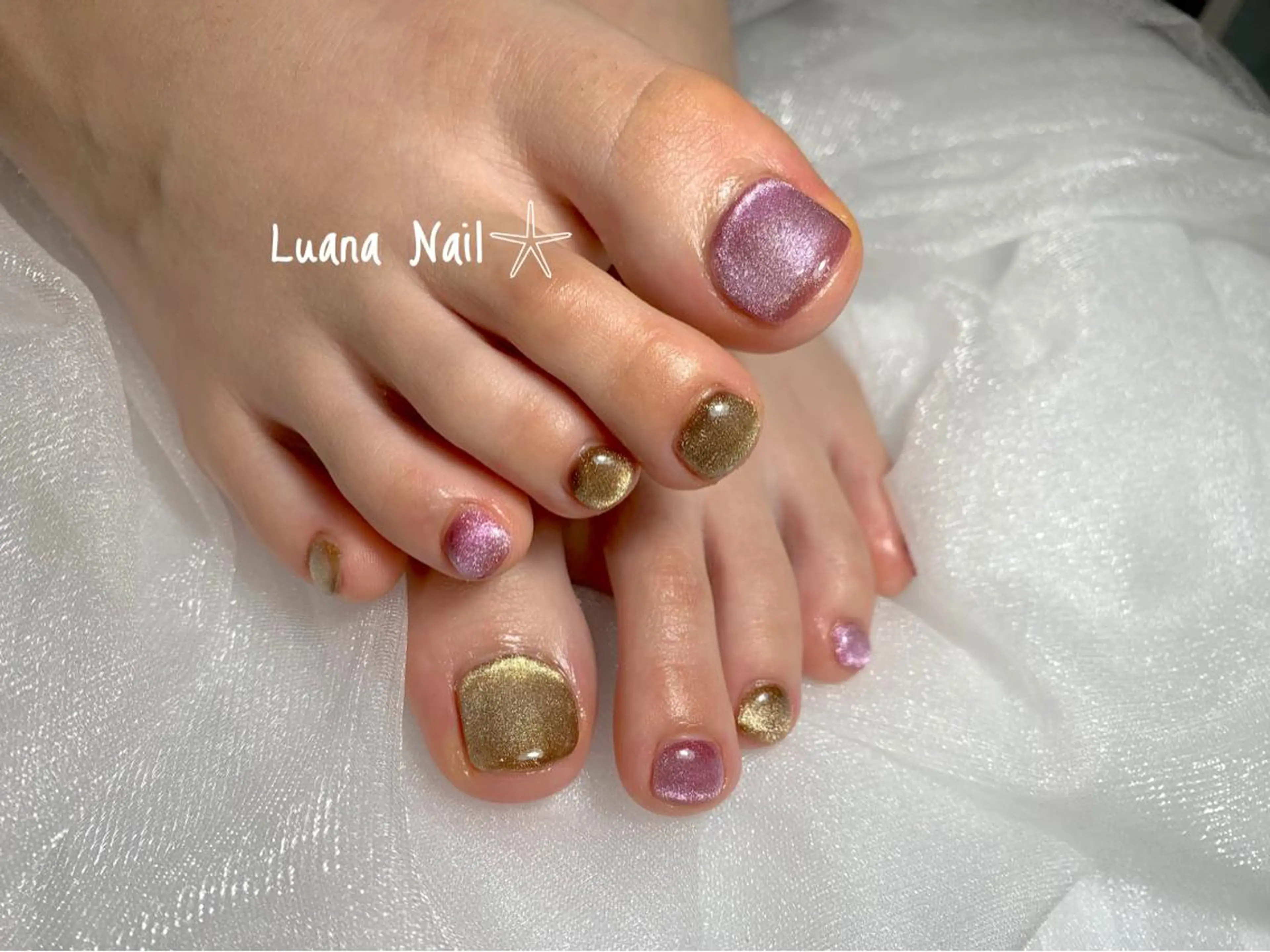 ネイル フットネイル BeauJu by Luana Nail所属・BeauJu by Luana Nailのネイルデザイン