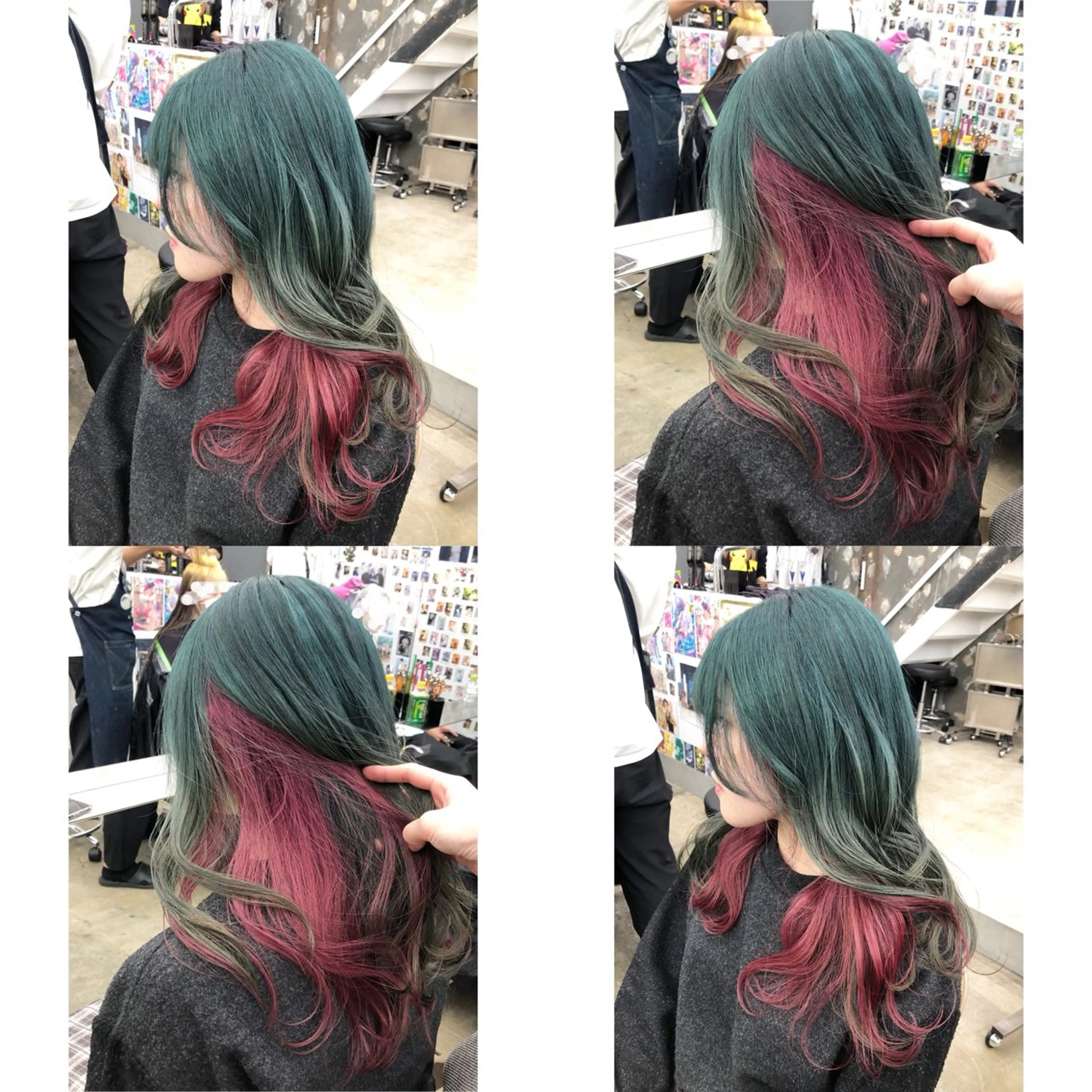 セミロング カラー ヘアカラー トリートメント 推しカラー✨ オタク美容師ユウカのヘアスタイル