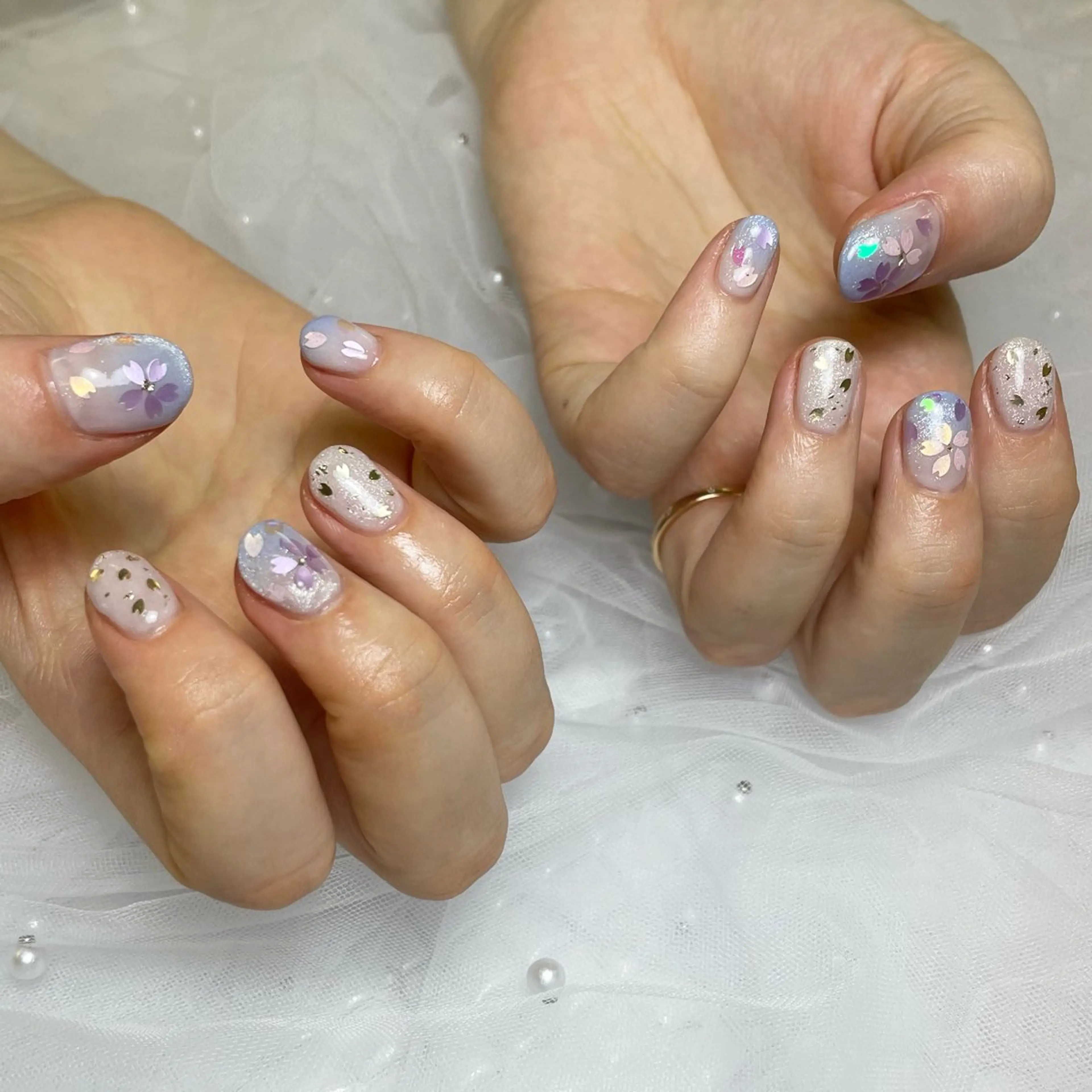 ネイル ハンドネイル S LOUNGE NAIL所属・パーツたくさん🍓 SUMIのネイルデザイン