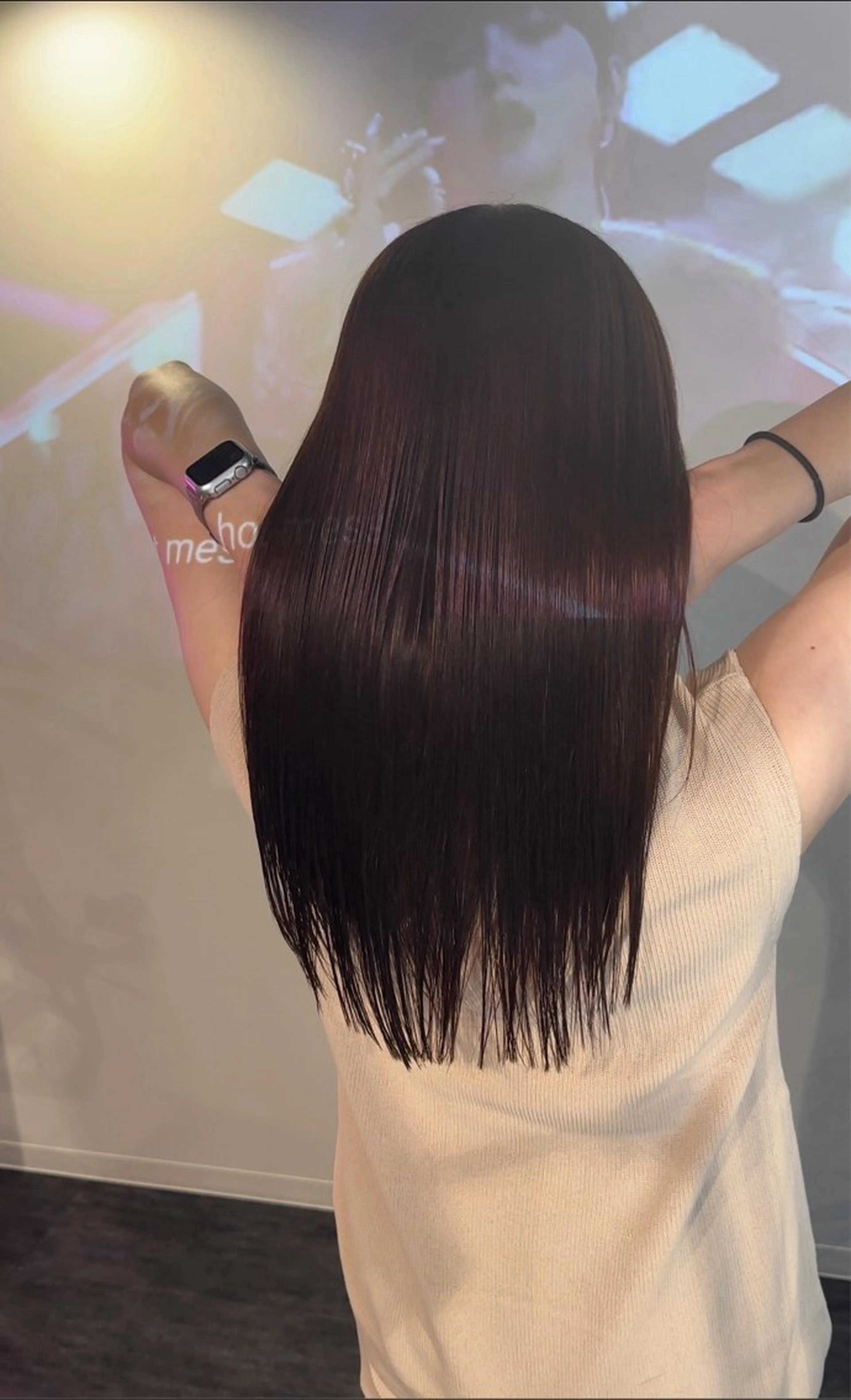 セミロング セミロングパーマ 髪質改善 レイヤーカット 縮毛矯正 オトナかわいい♡◌ ⑅⃝*GISELLEのヘアスタイル