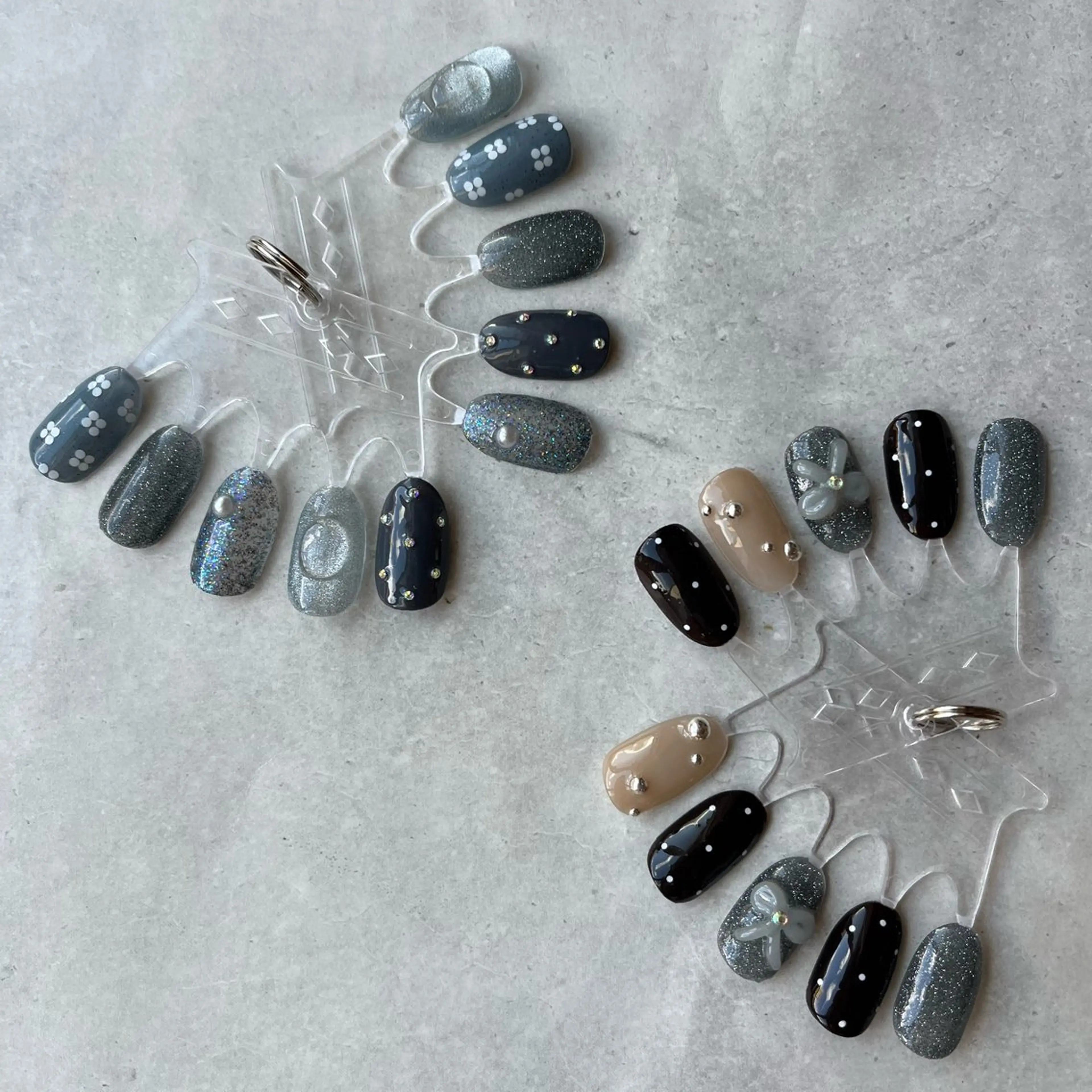 ネイル ブルー K Aのネイルデザイン