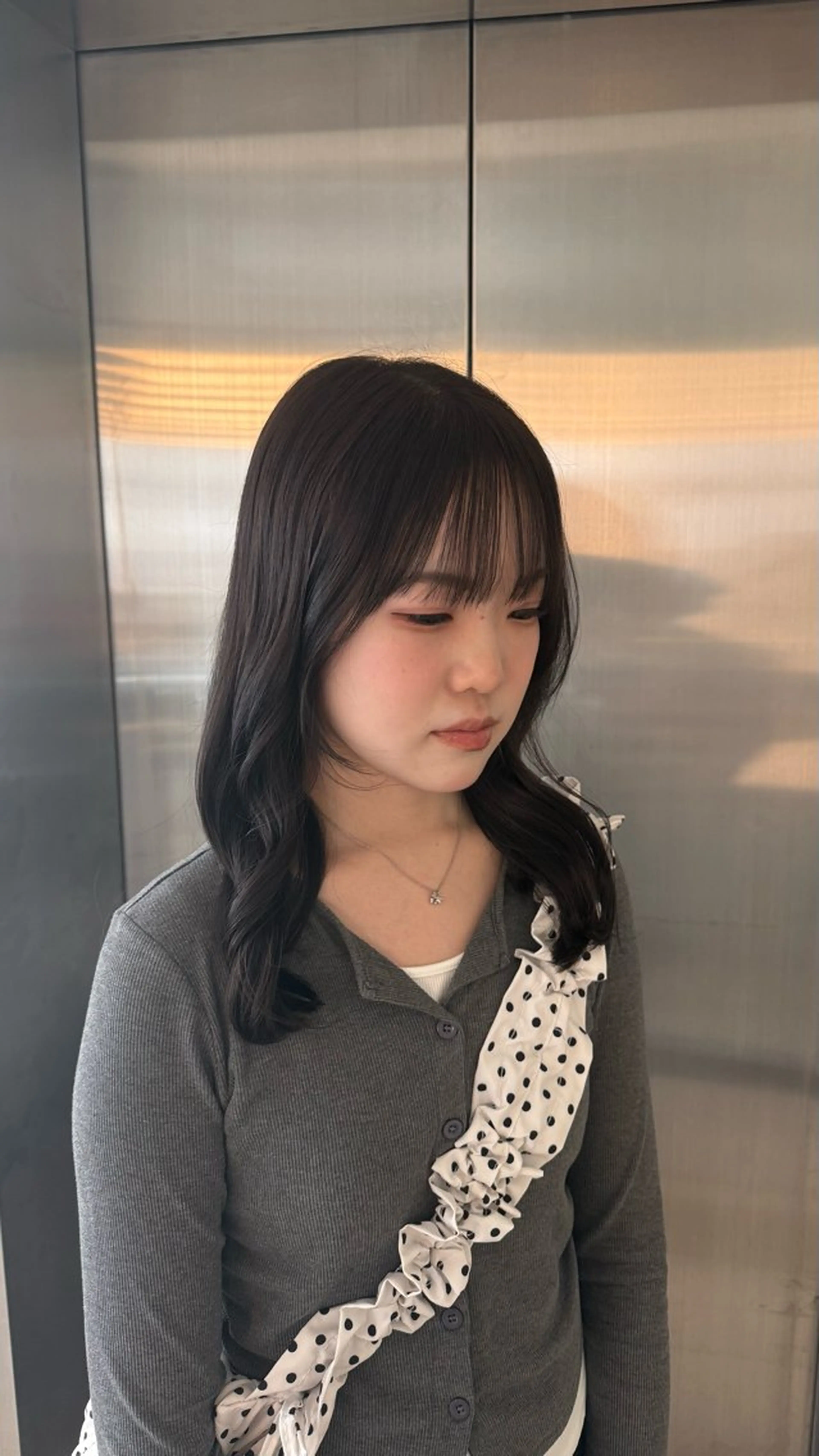 ミディアム ヘアカラー トリートメント RUKA🩰透明感 寒色カラー/レイヤーのヘアスタイル