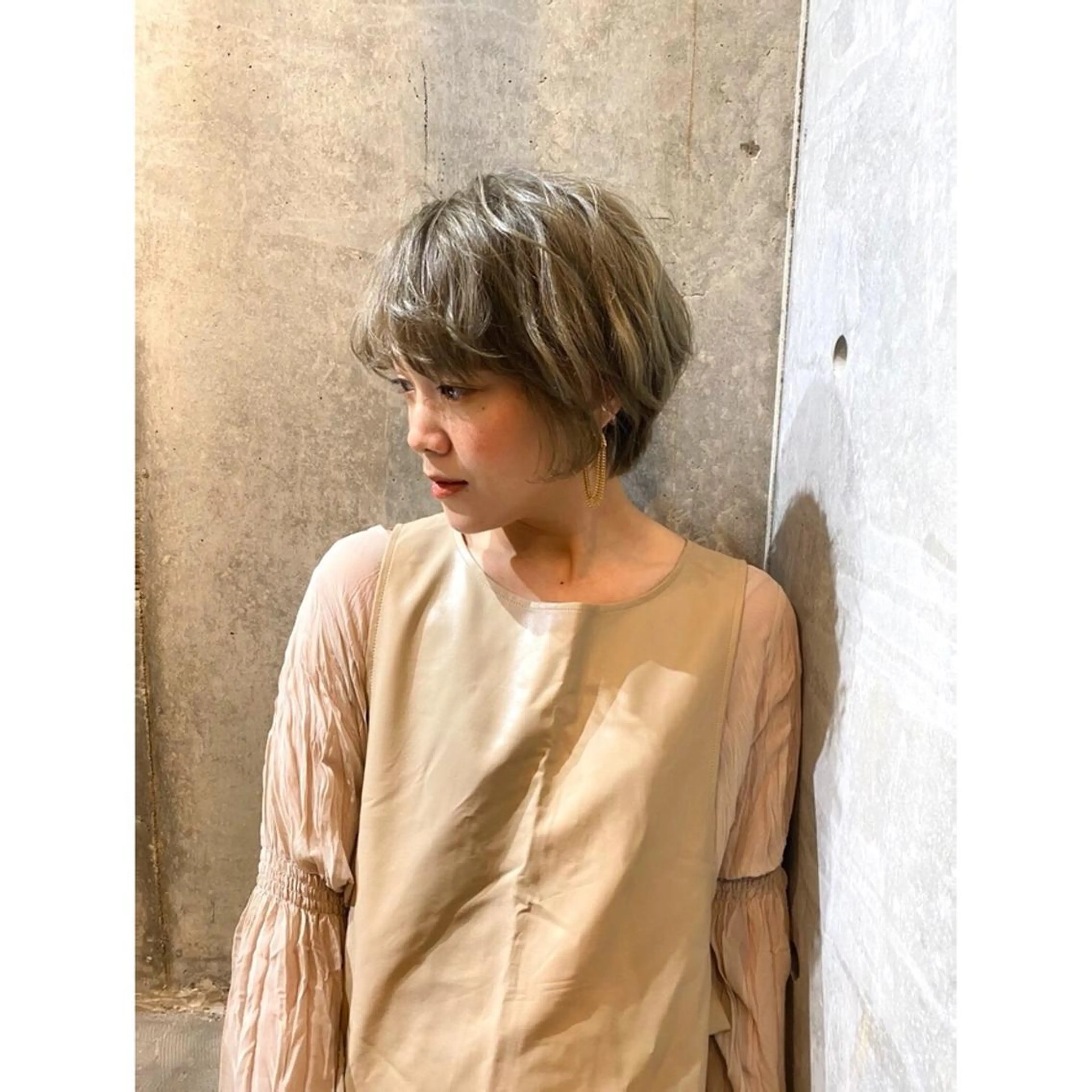 カラー ショート 透明感カラー ミント カット ヘアカラー ヘッドスパ Grantus (グランタス )のヘアスタイル