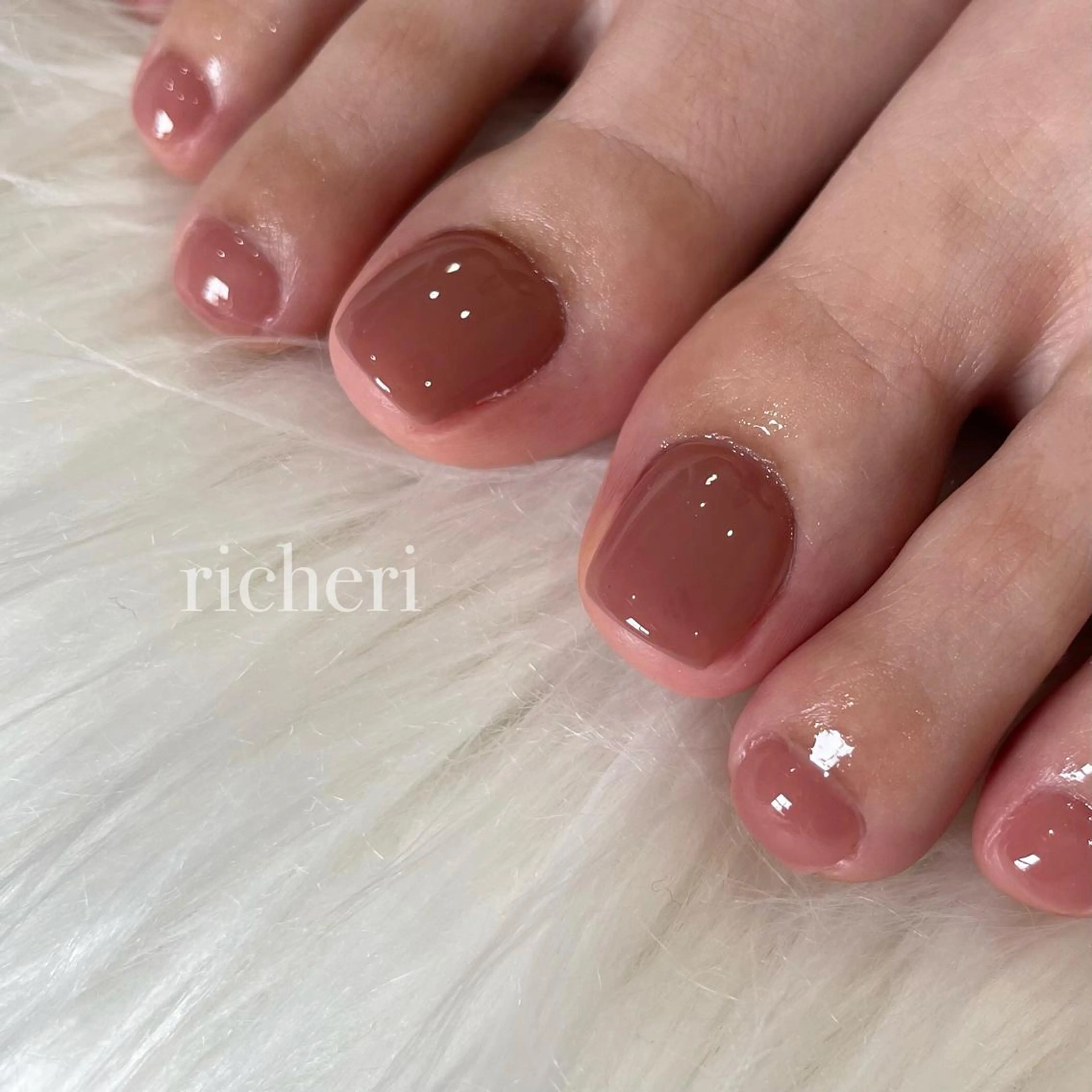 ミディアム ネイル フットネイル richeri beautyのエステ・リラクイメージ