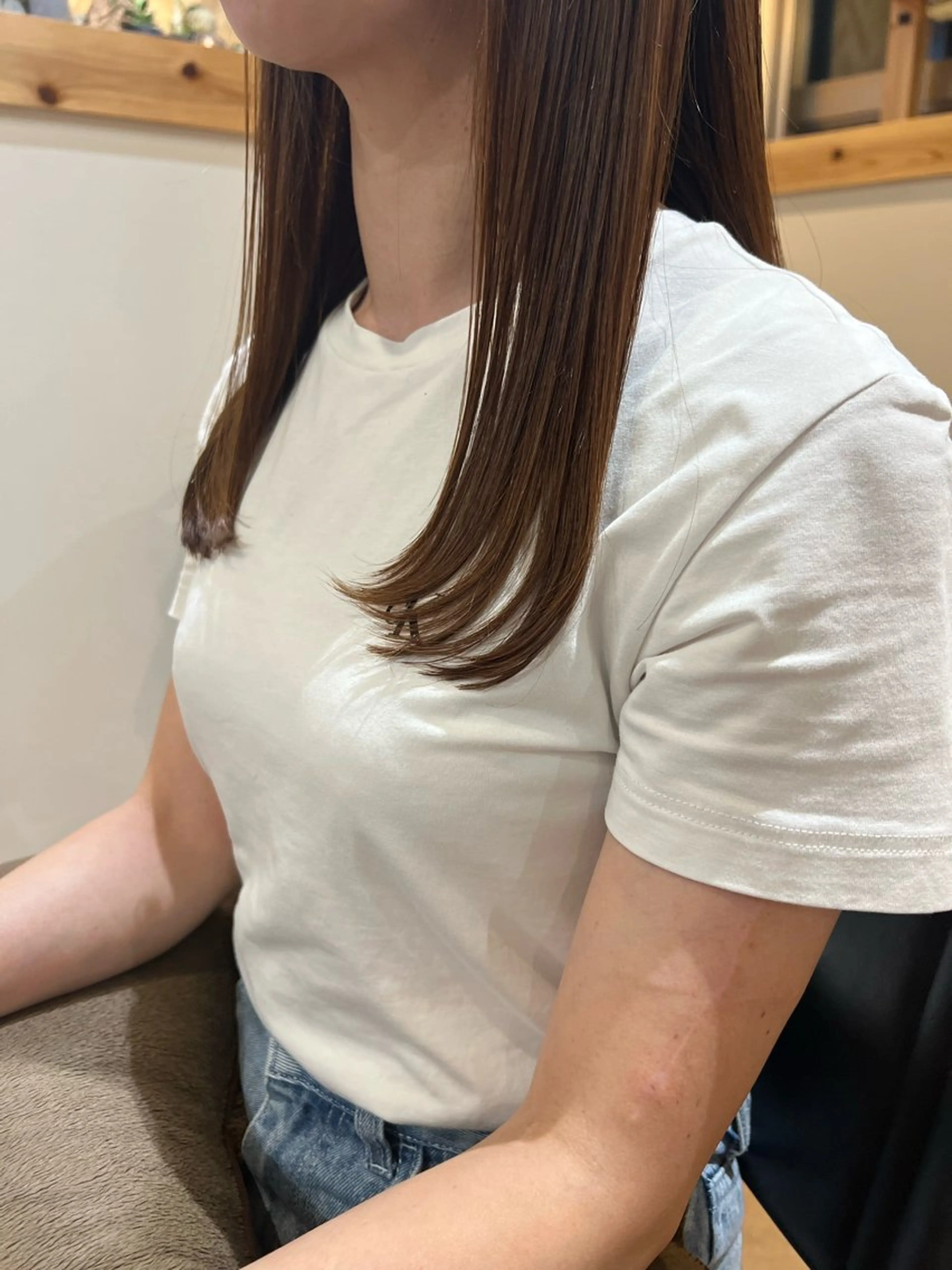 ロング レイヤーカット カット トリートメント 畝原 陽真里のヘアスタイル