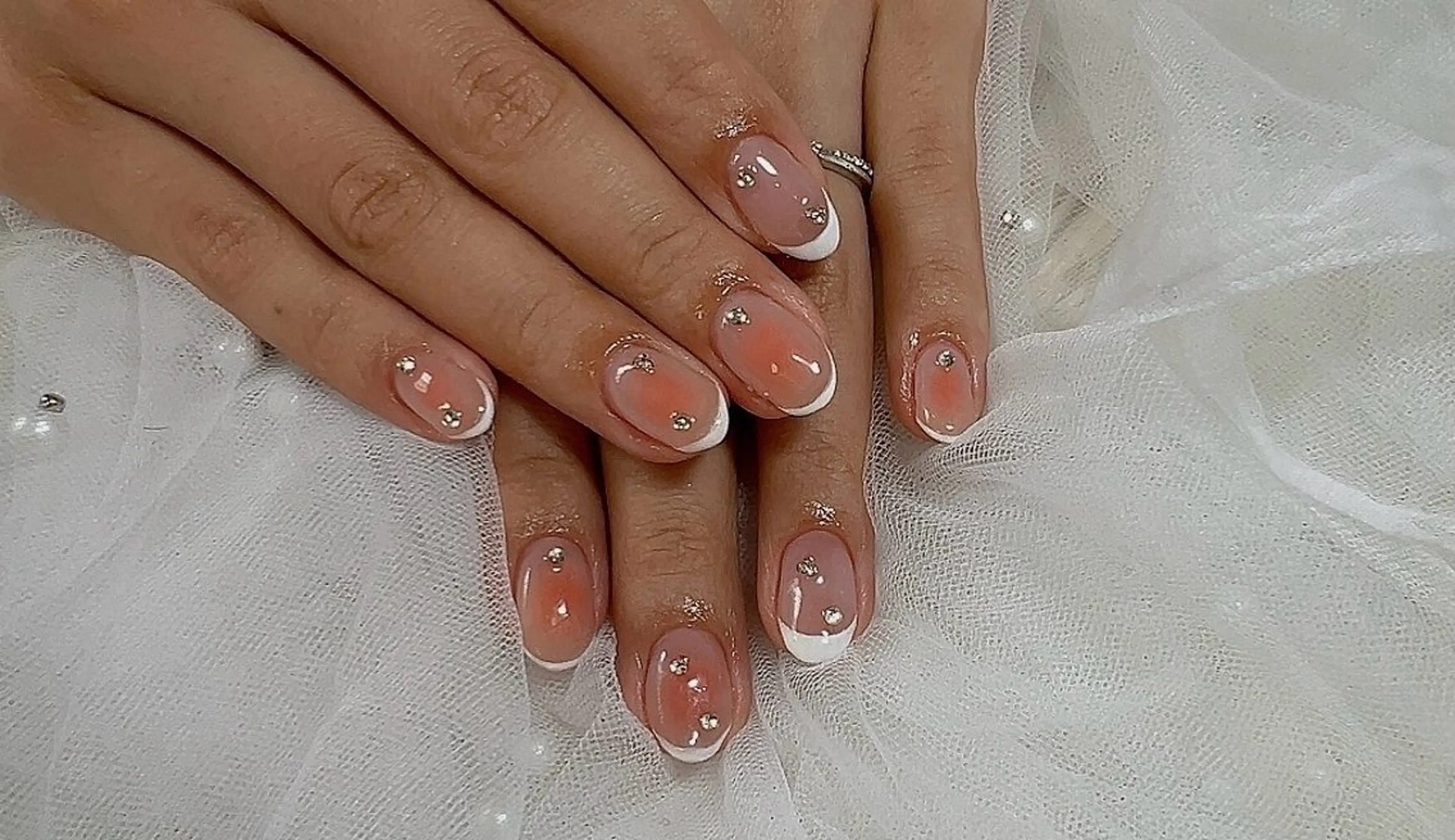 ネイル チークネイル フレンチネイル Ruana Nailのネイルデザイン