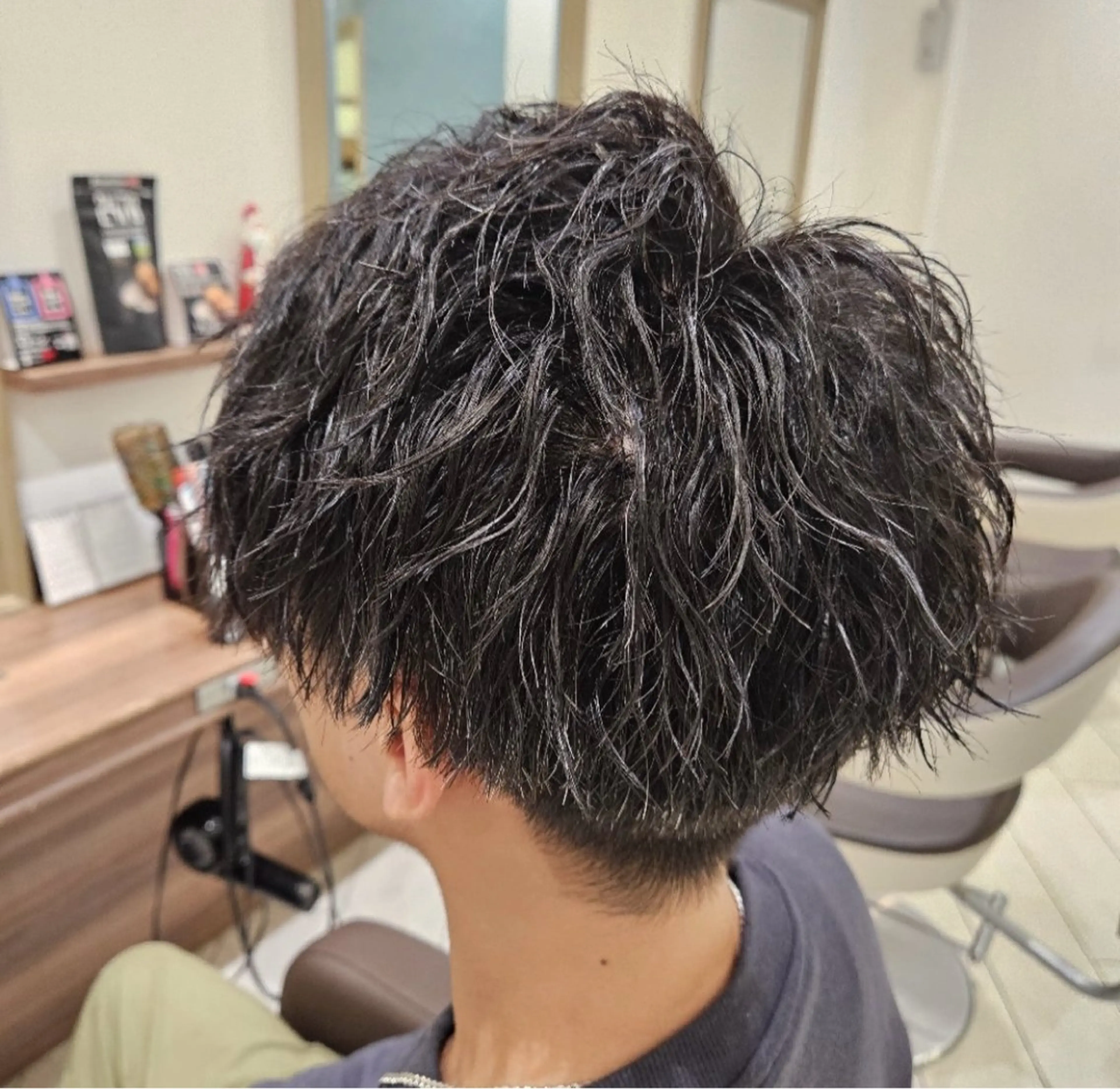 メンズ カット パーマ 🎀艶髪カラー🎀 Aiのヘアスタイル