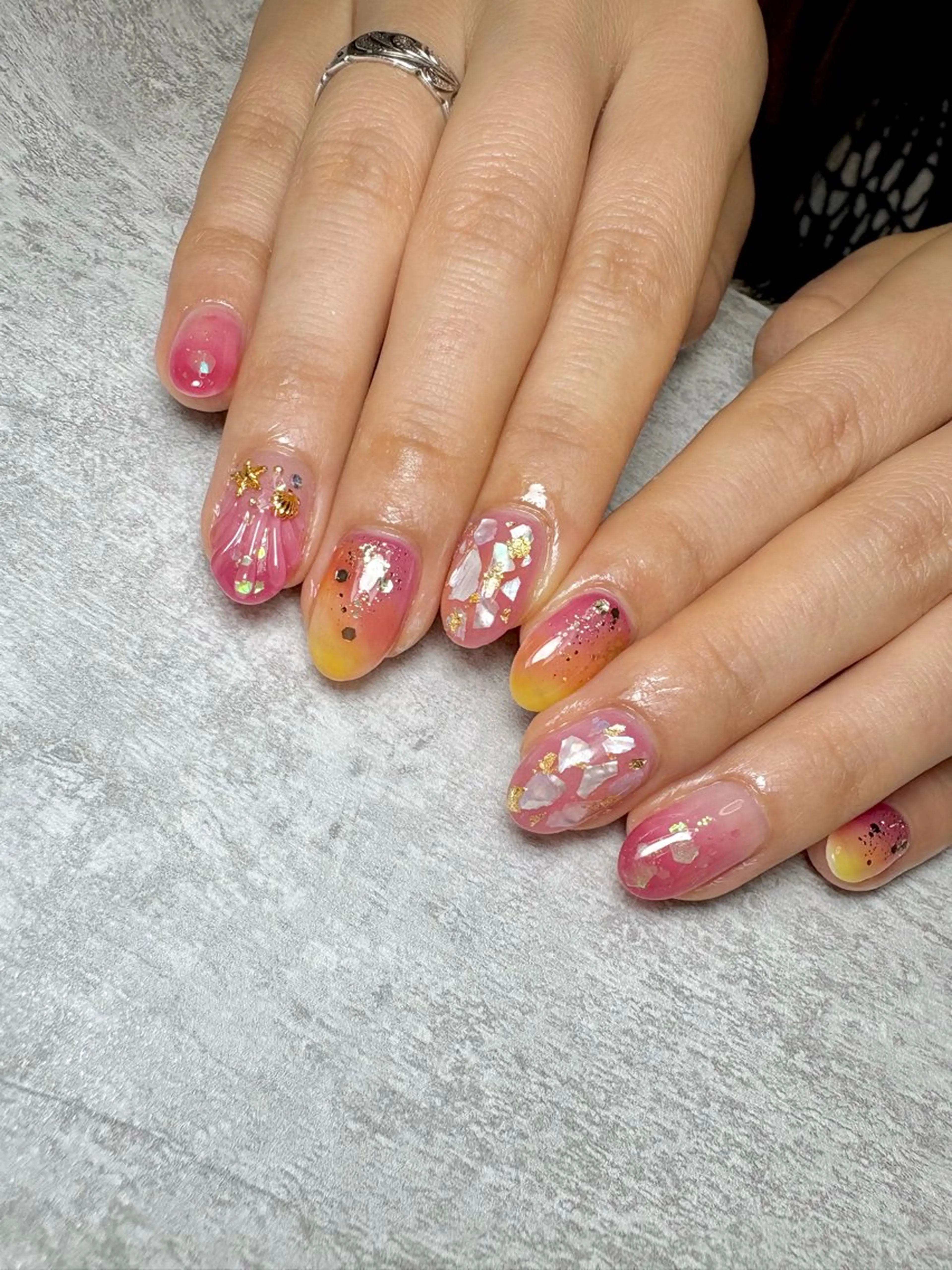 ネイル 持ち込み 夏ネイル BEAUTY GARDEN 【nail salon unseul】所属・nana .のネイルデザイン