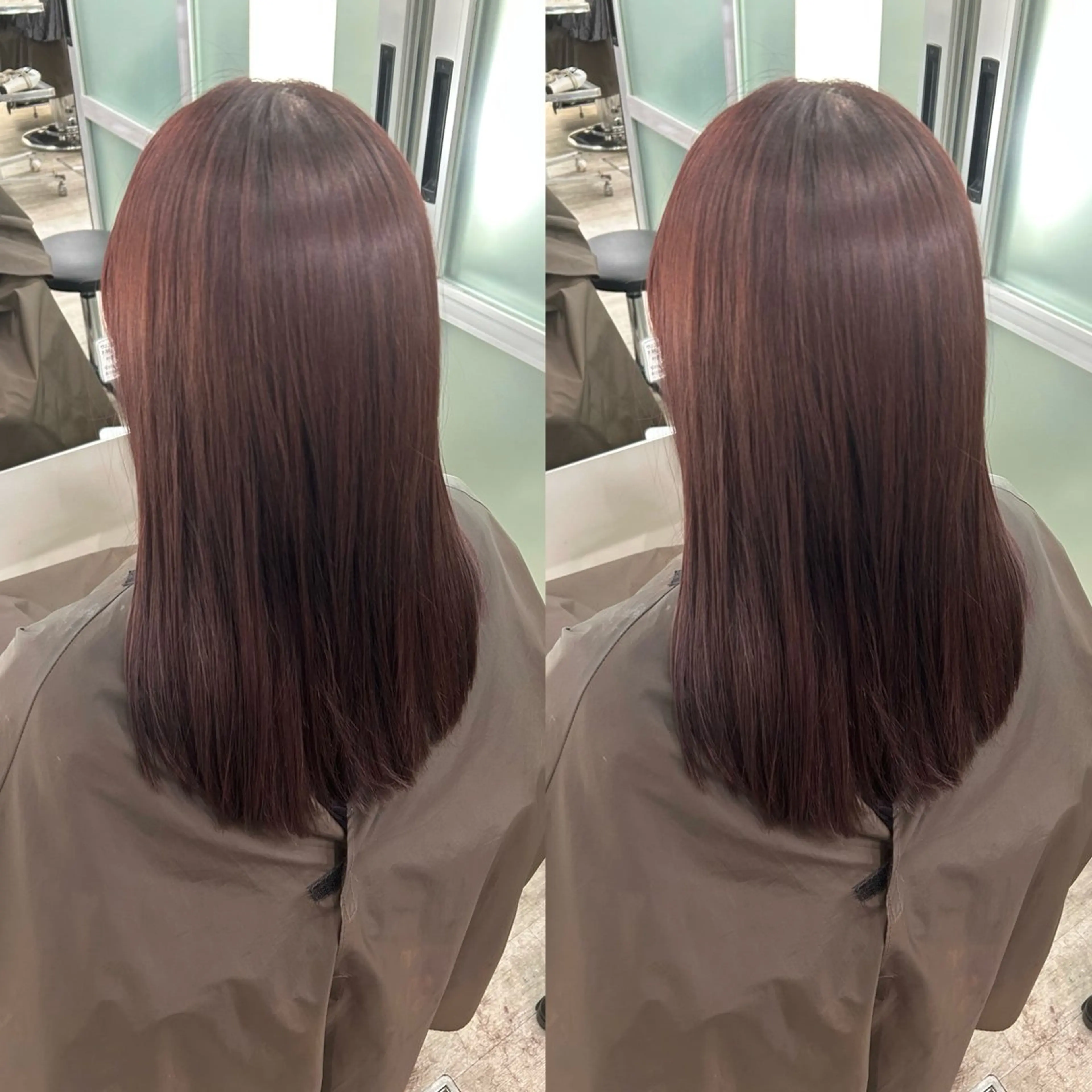 ロング レイヤーカット カット ヘアカラー モデル募集🌟 吾郷七海のヘアスタイル