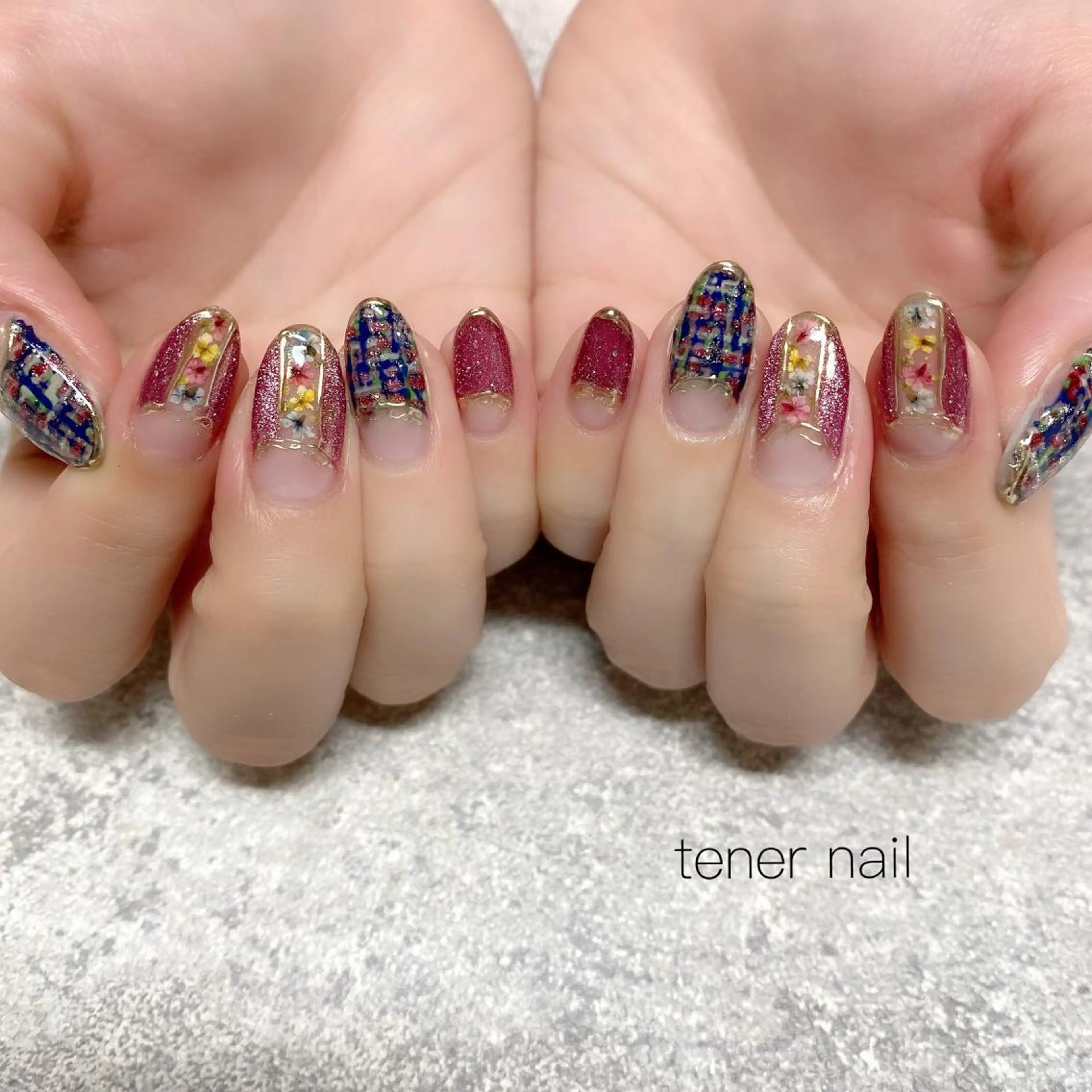 ネイル フラワーネイル tener  nail  テネルネイル所属・テネルネイル tener nailのネイルデザイン