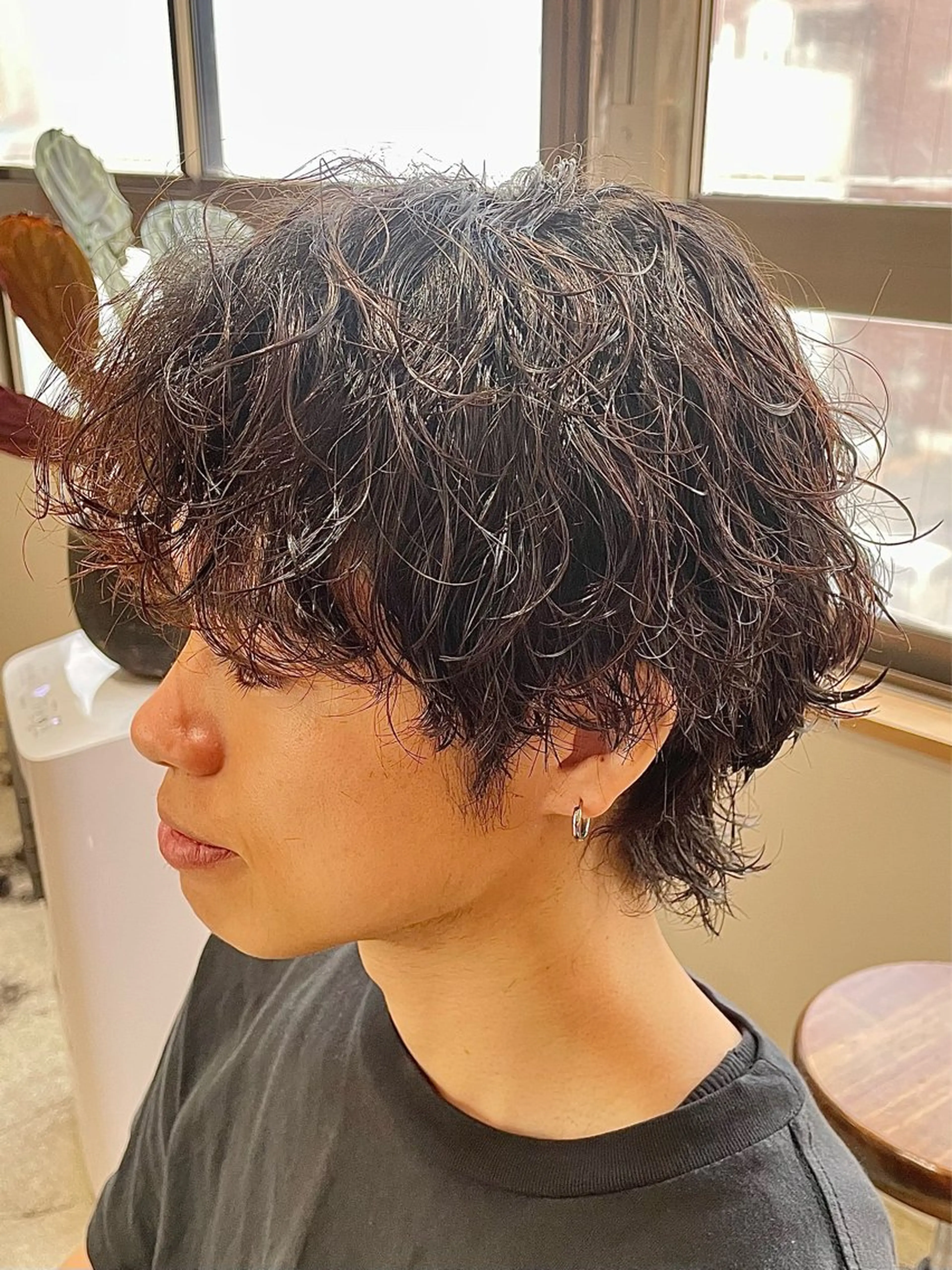 メンズ カット パーマ itsuki ／ 曲がる縮毛矯正のヘアスタイル