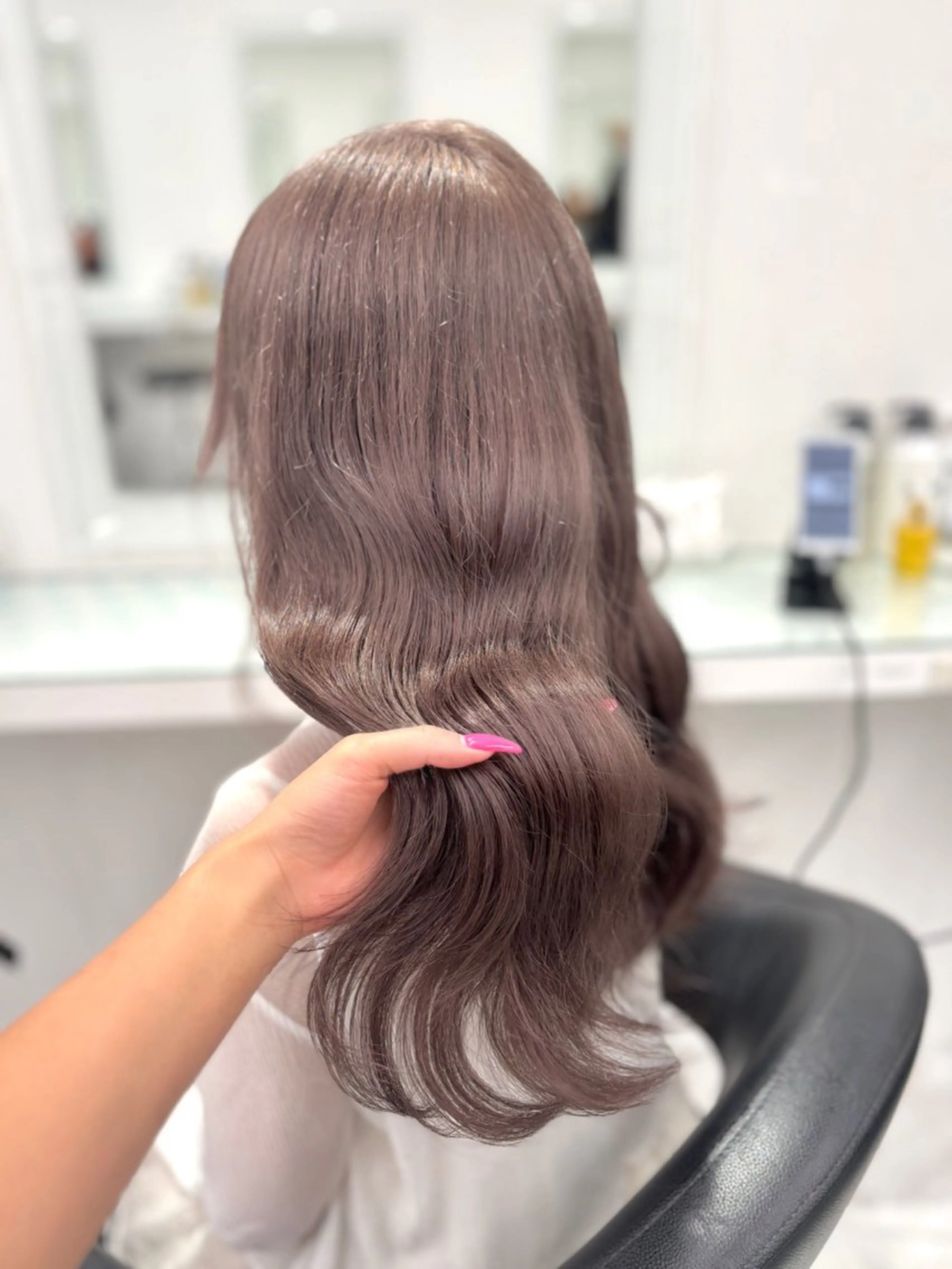 ロング カラー ヘアカラー トリートメント 💖ミルクティー💖 あかり💖のヘアスタイル