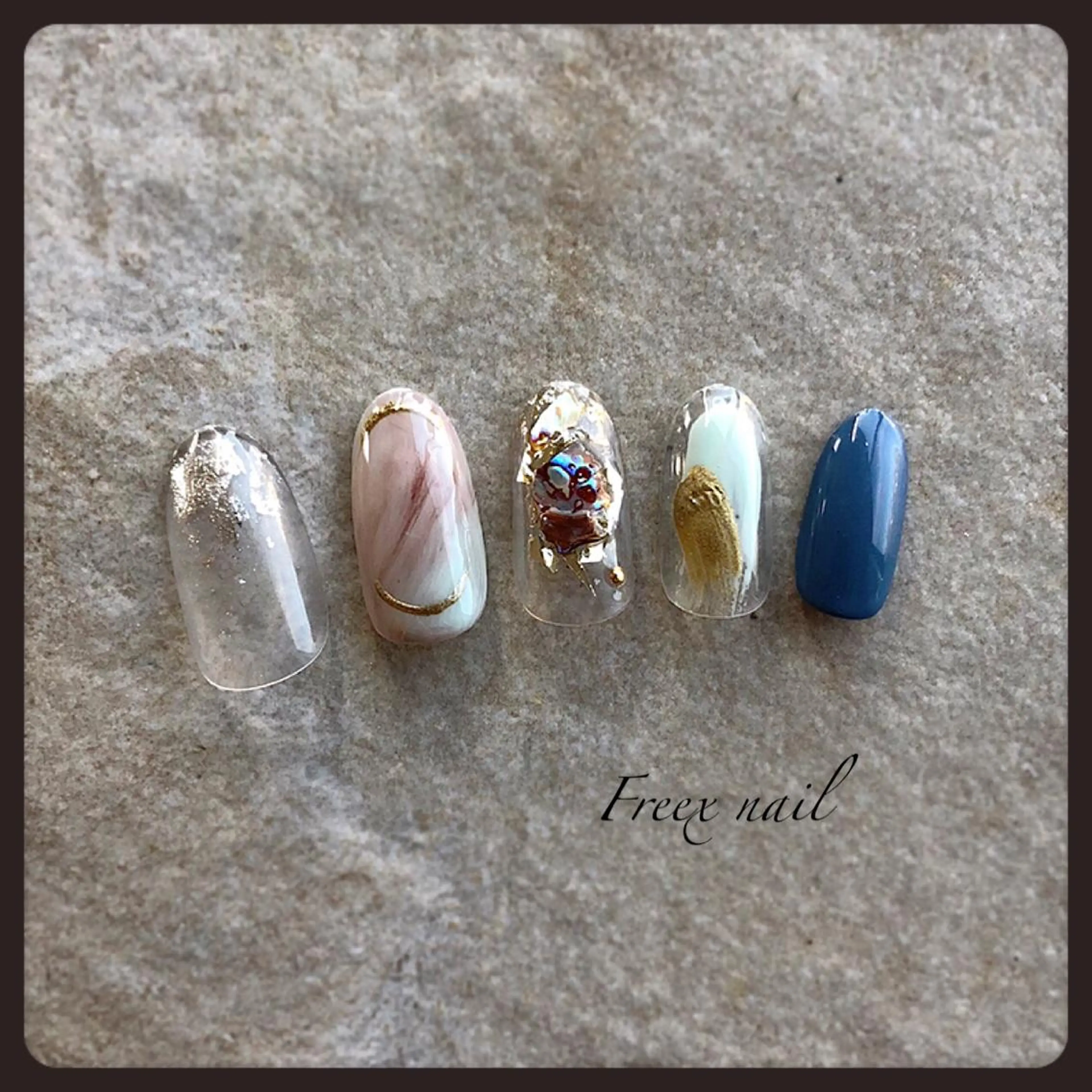 ネイル Freex nail所属・freex nail /ニュアンス/個性派のネイルデザイン