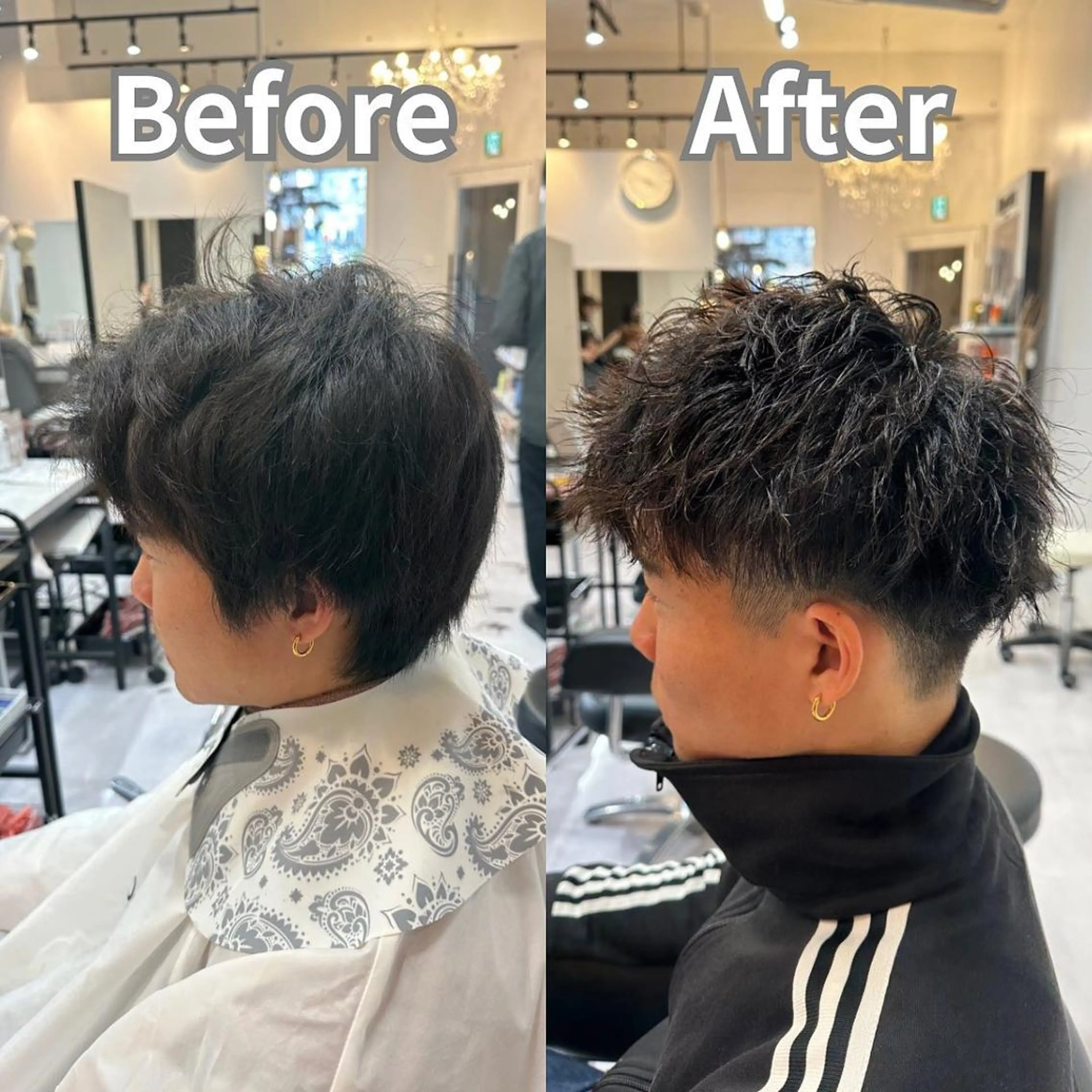 ショート 髪質改善× ハイライト溝江のヘアスタイル