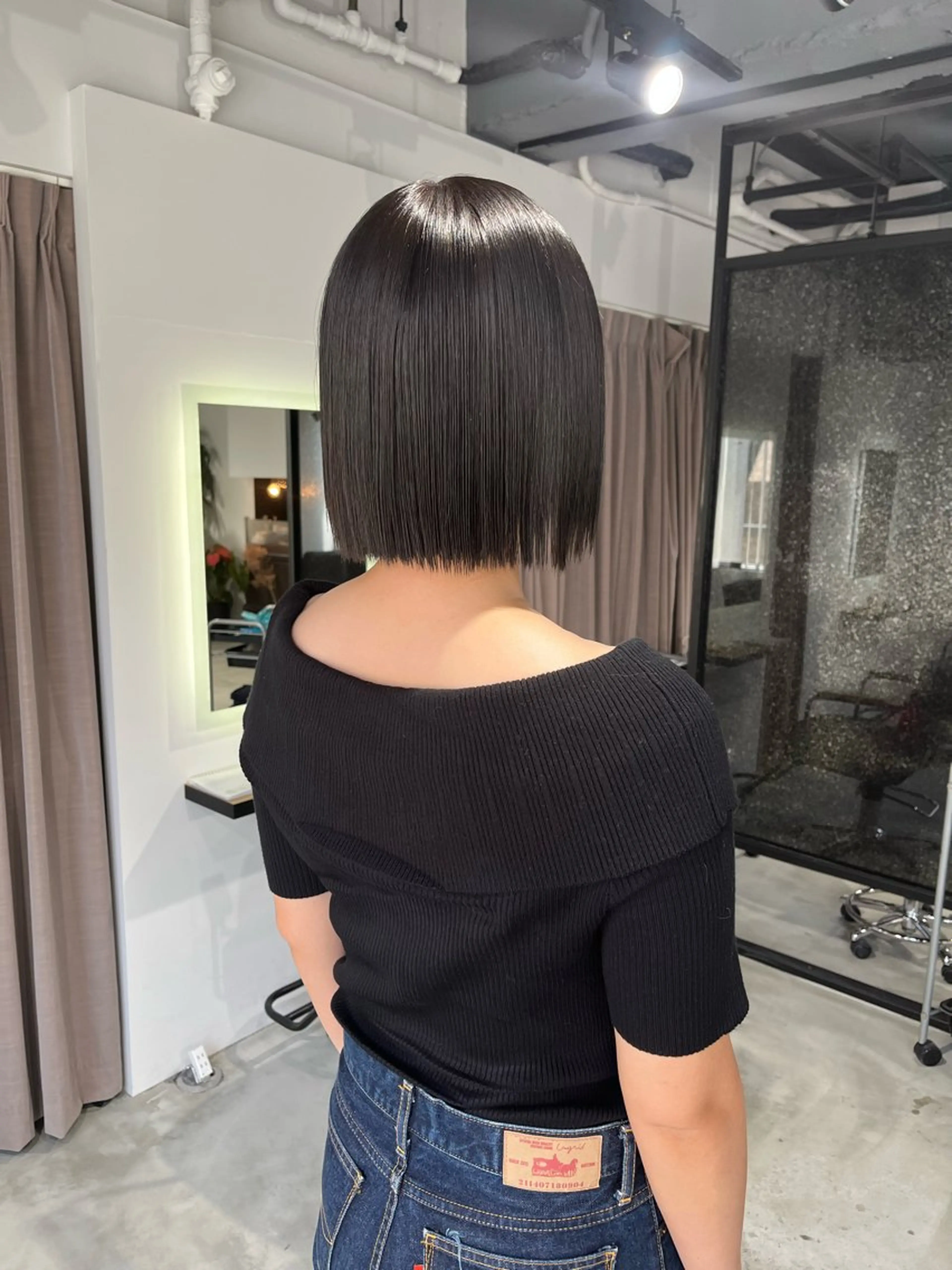 ミディアム ALLYS 渋谷店所属・最高級の艶のある カラーmei🎨のヘアスタイル