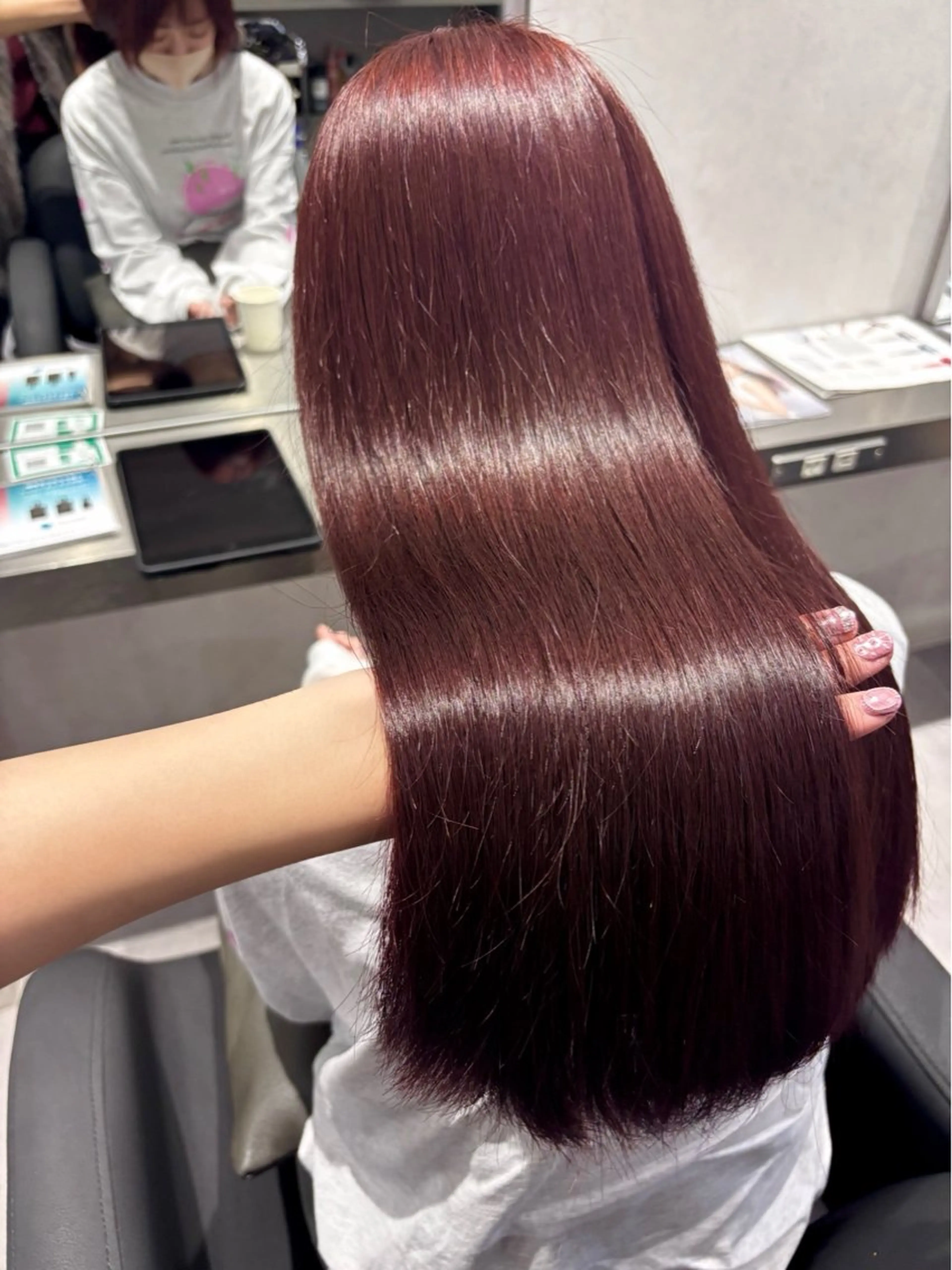 ブリーチなしWカラー＋カット＋トリートメントの写真