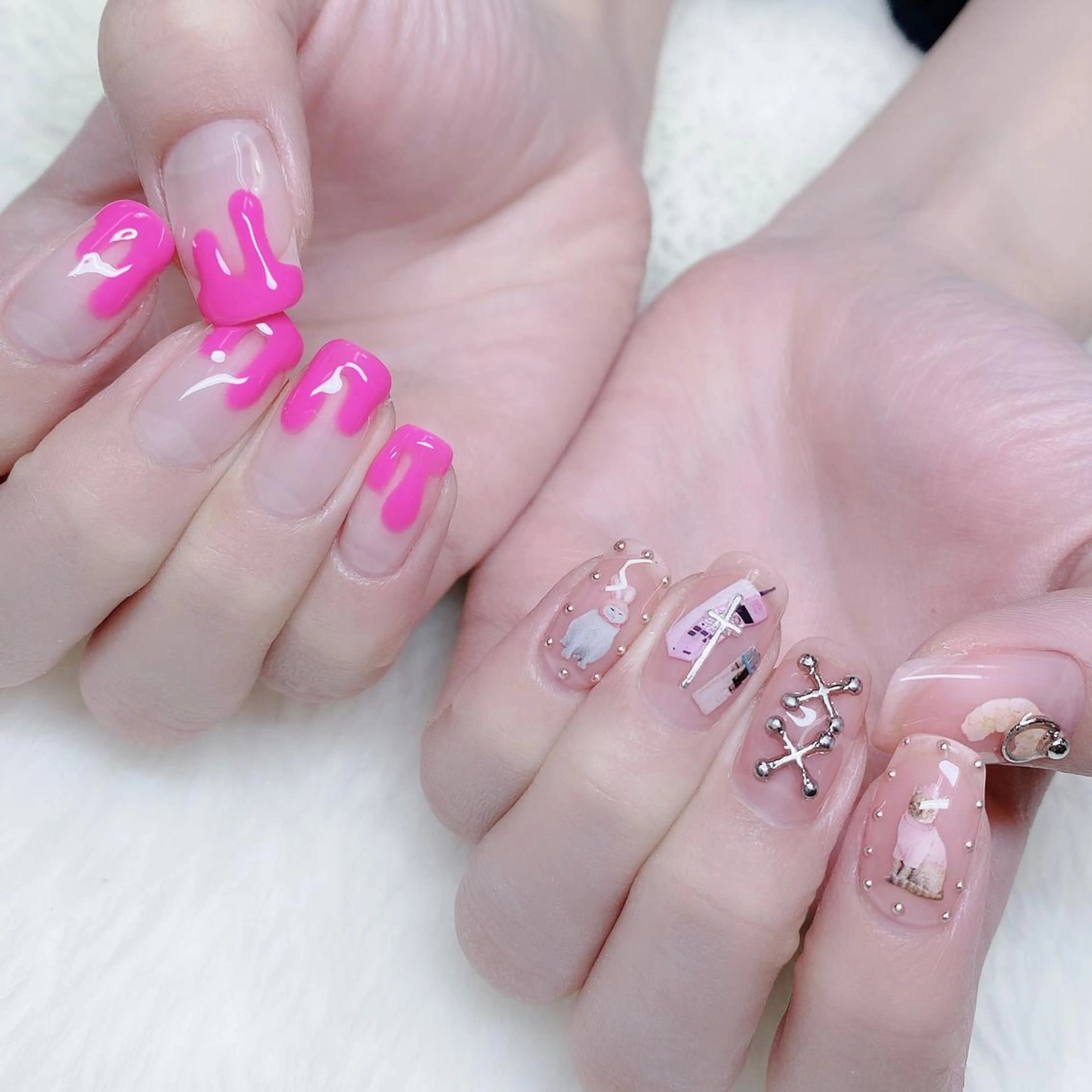 ネイル アートネイル ジェルネイル ニュアンスネイル パラジェル NAIL by STARry 川口のネイルデザイン
