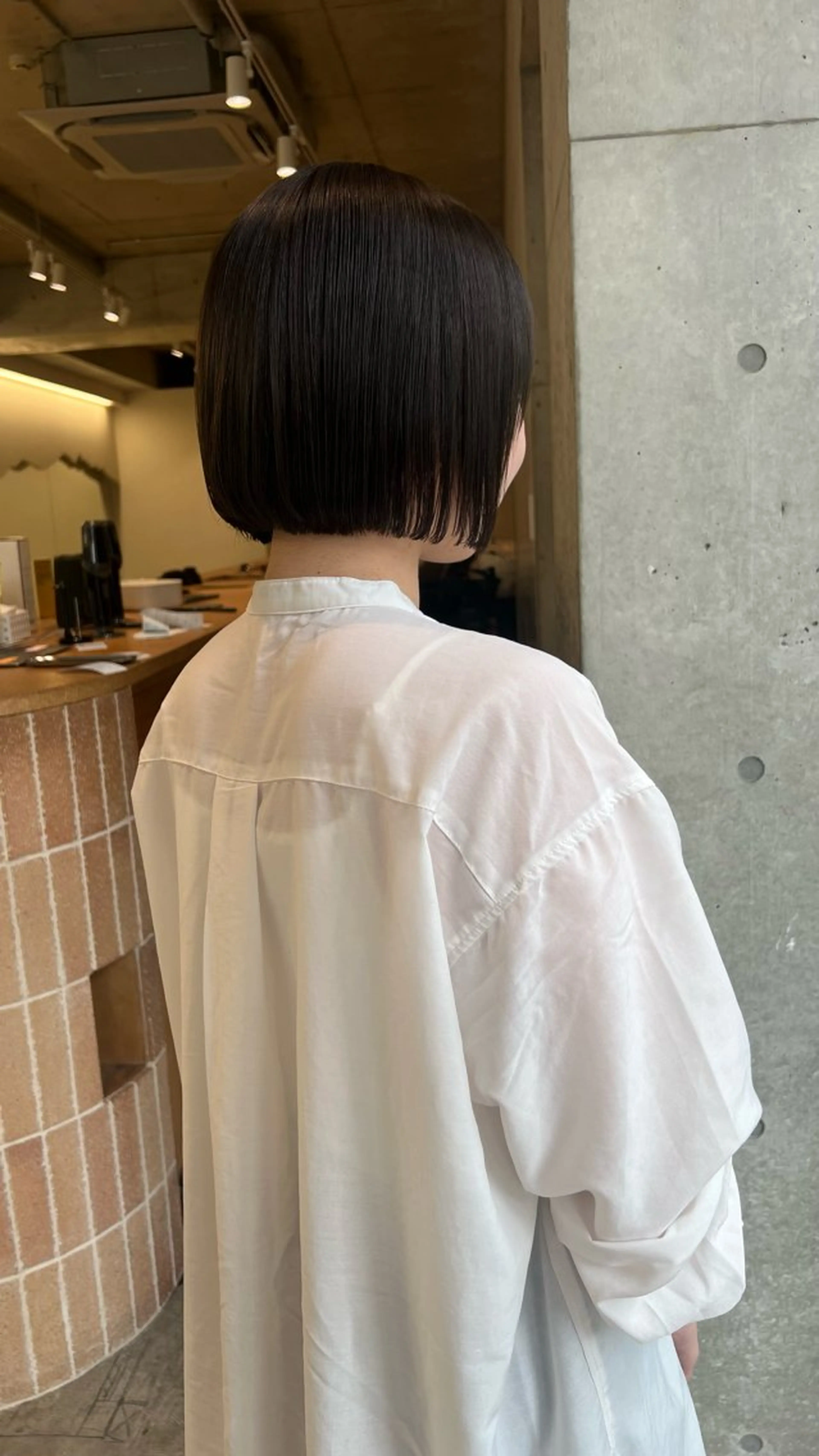 ミディアム ボブ カット 誰よりも丁寧なカット 🍀小林輝のヘアスタイル