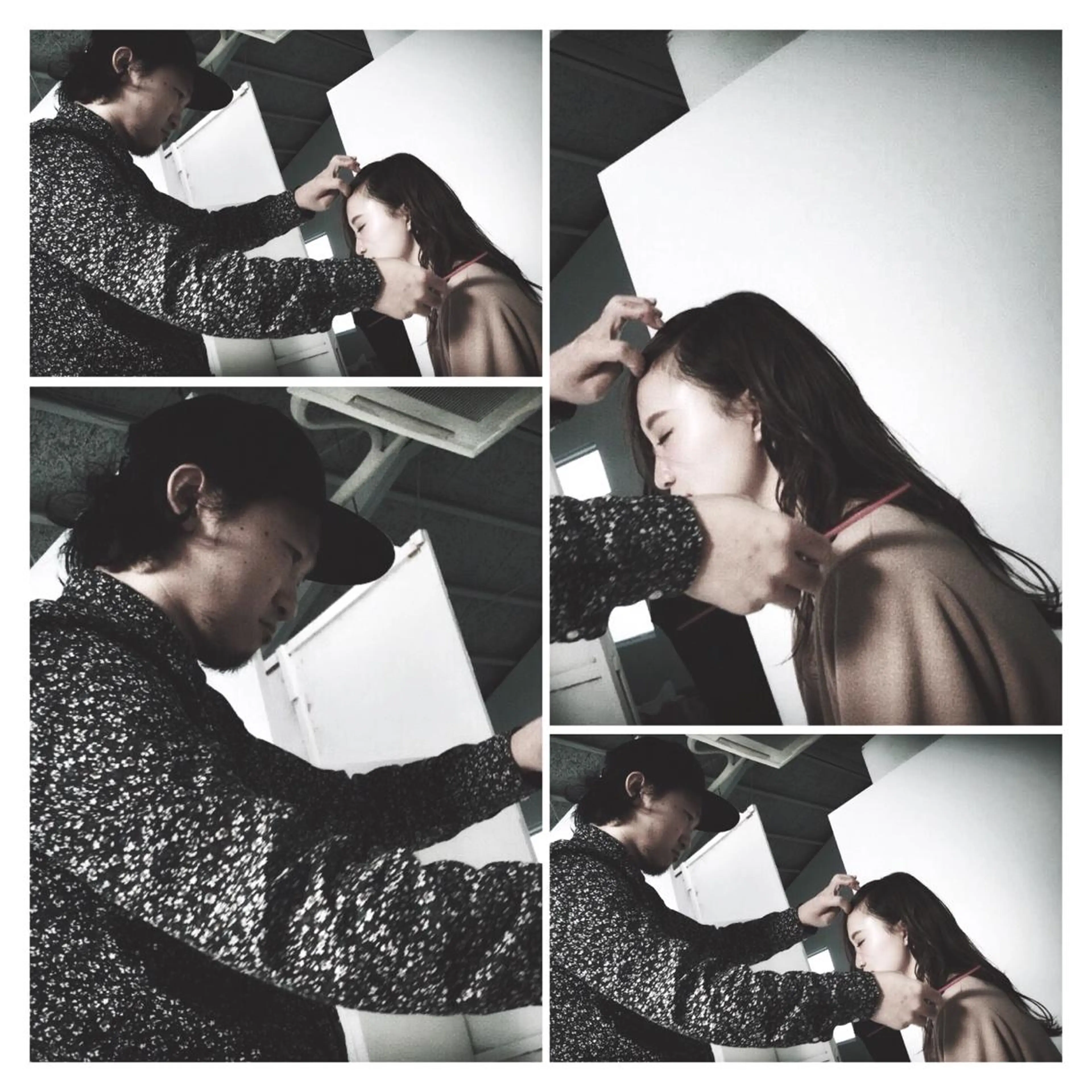 ミディアム ミディアムパーマ 圧倒的美髪ストレート ツダケイタロウのヘアスタイル