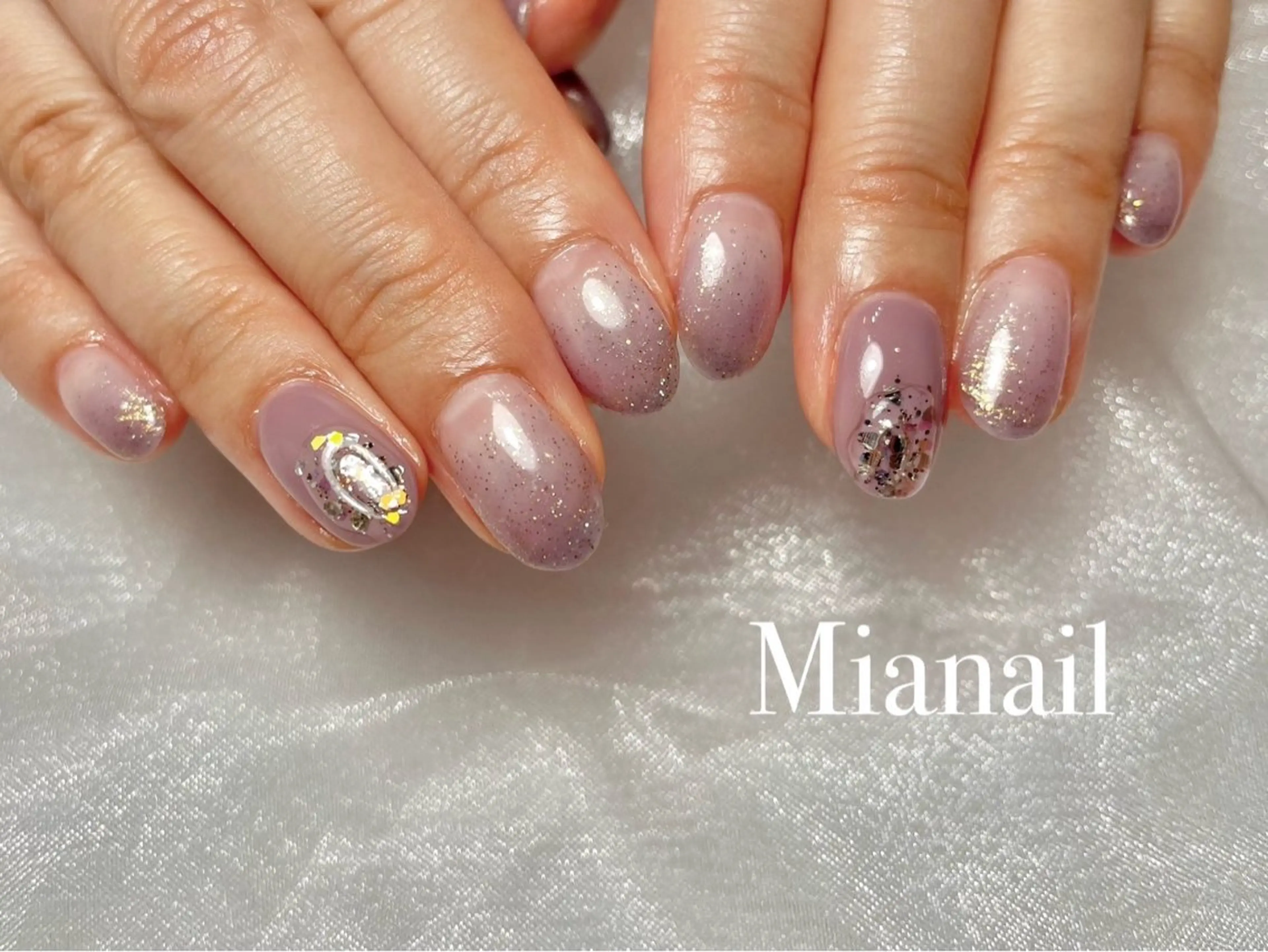 【オフあり】持込みデザイン◎ワンカラー＋2本アート‪の写真