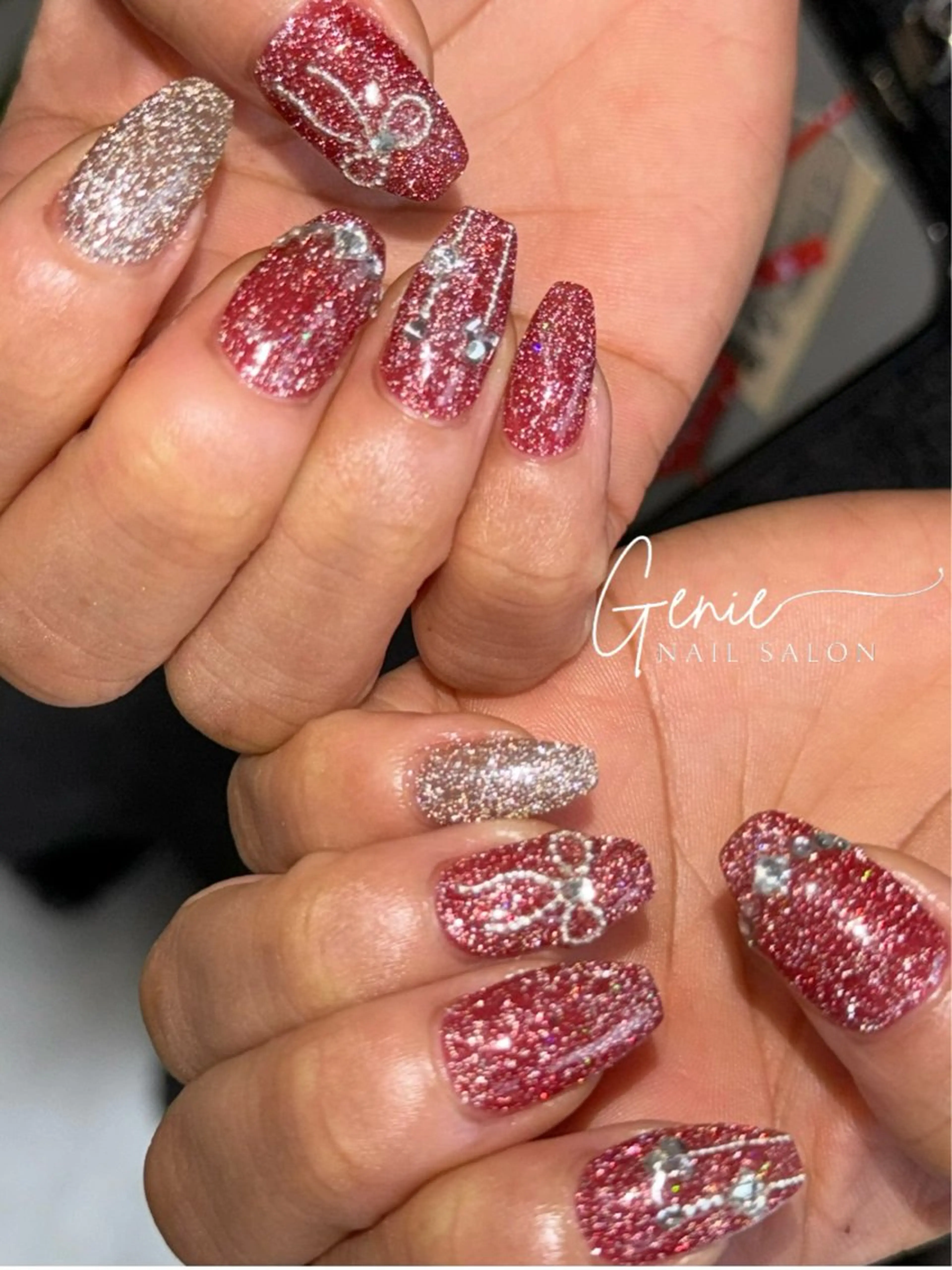 ネイル フラッシュネイル ニュアンスネイル ハンドネイル Nail salon Genie所属・Nail salon Genieのネイルデザイン