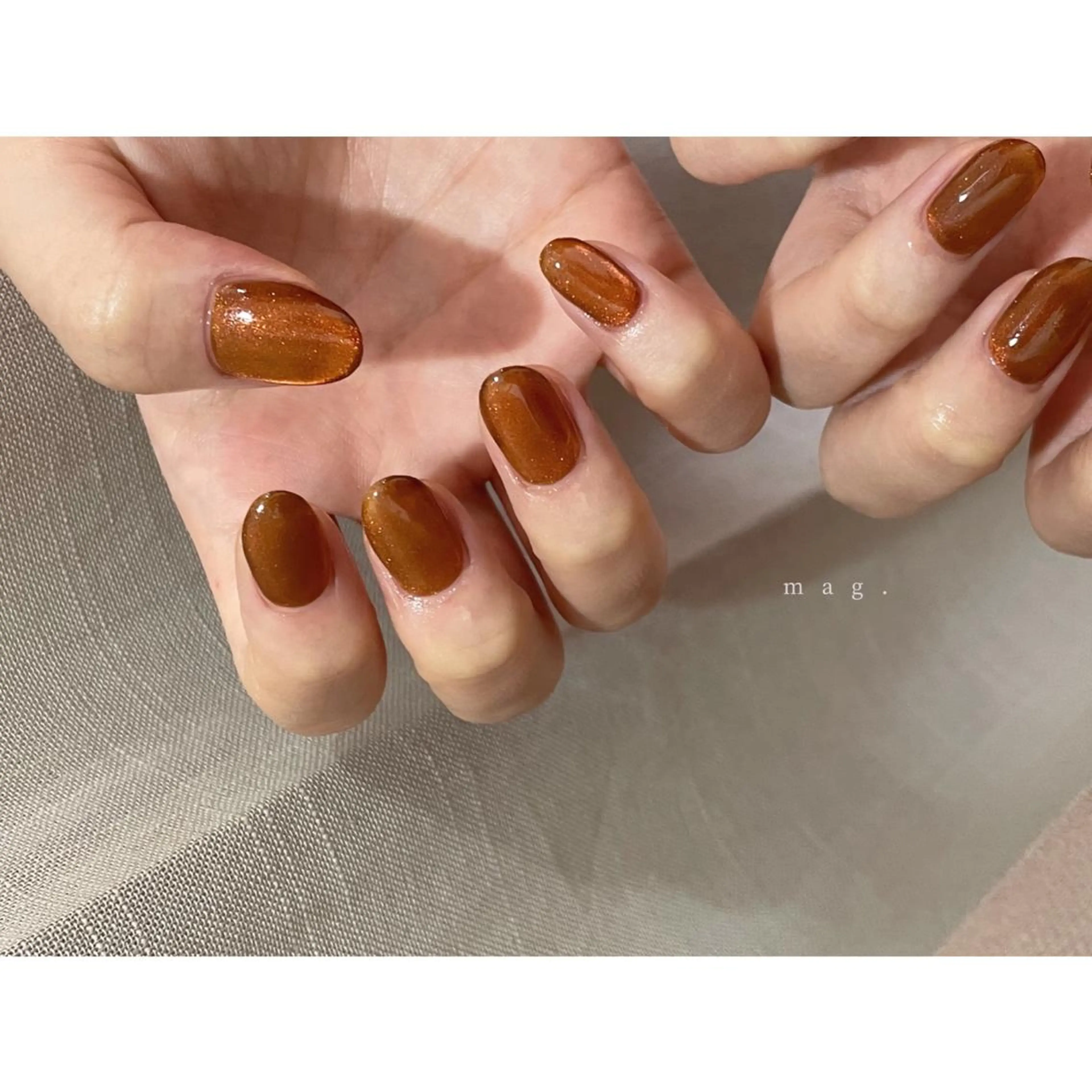 ネイル アートネイル マグネットネイル ミラーネイル ニュアンスネイル オフィスネイル lacier nailのネイルデザイン