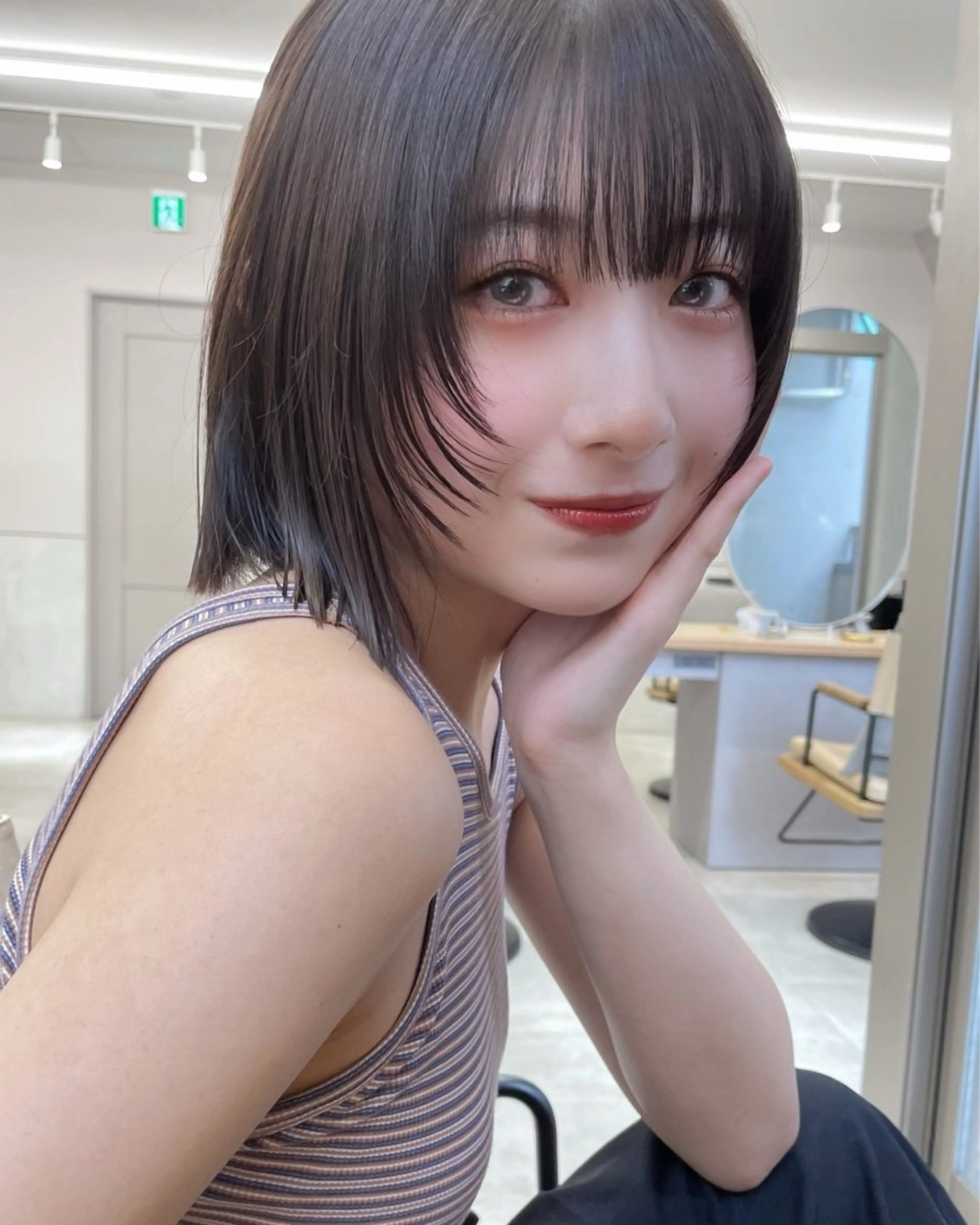 ショート sand池袋所属・似合わせボブカット ISAKIのヘアスタイル