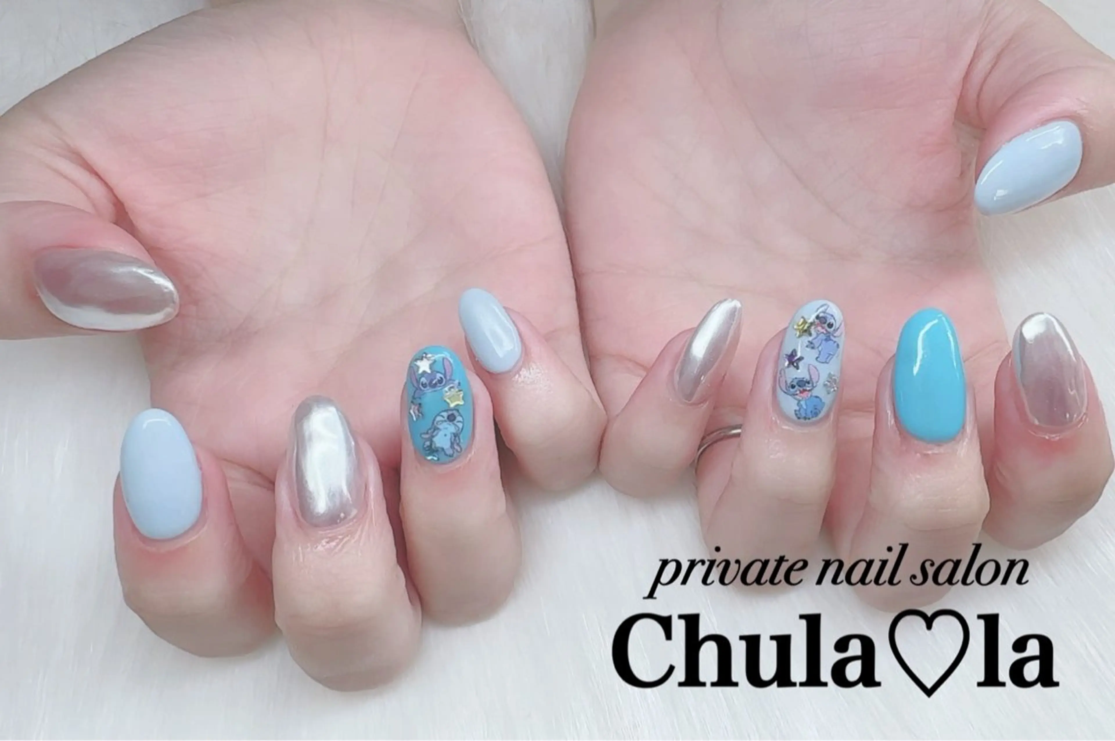 ネイル ミラーネイル ハンドネイル Chula♡la 豊見城市高安のネイルデザイン